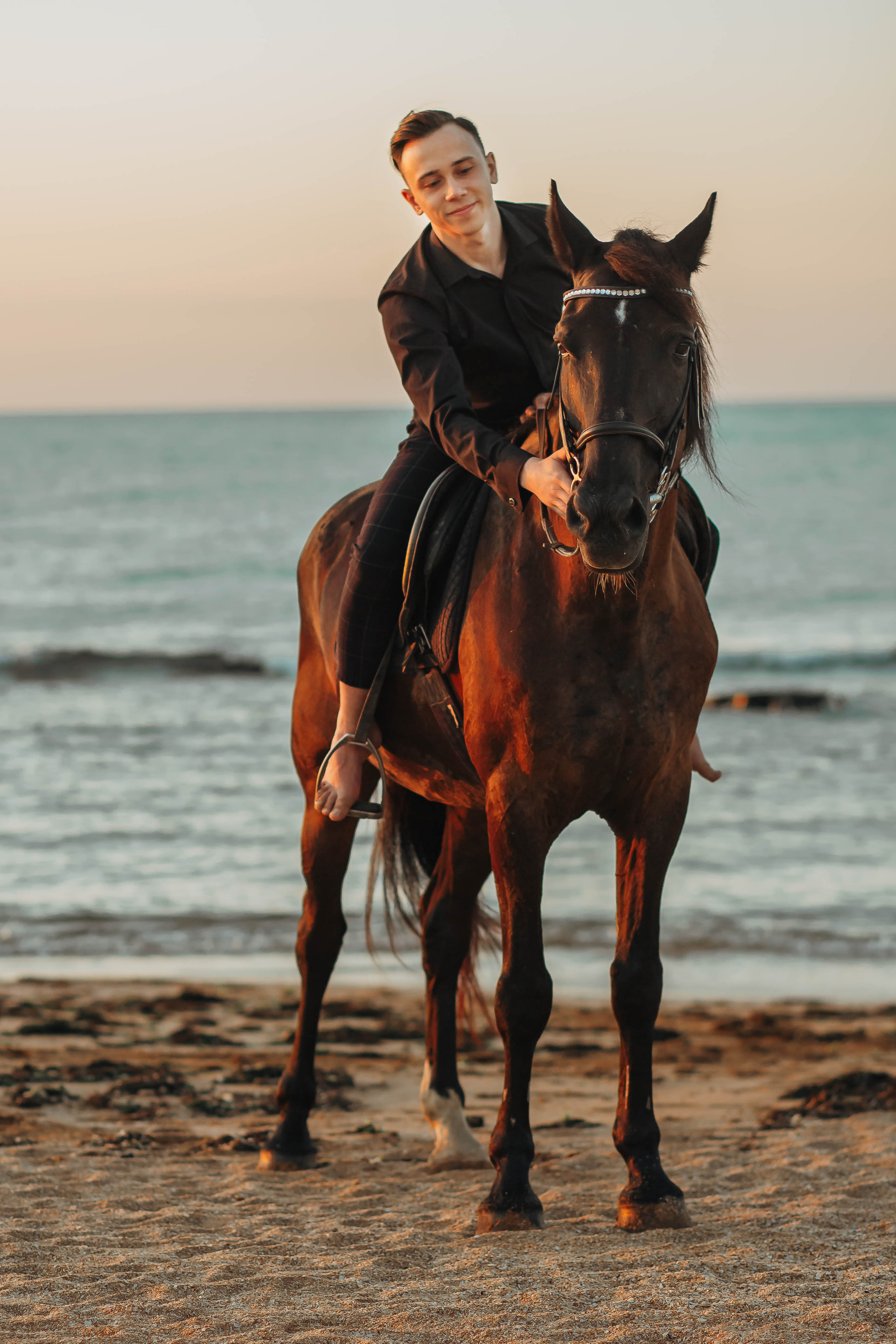 Фотосессия на море с лошадью. Фотограф в Феодосии Наталья Булгакова