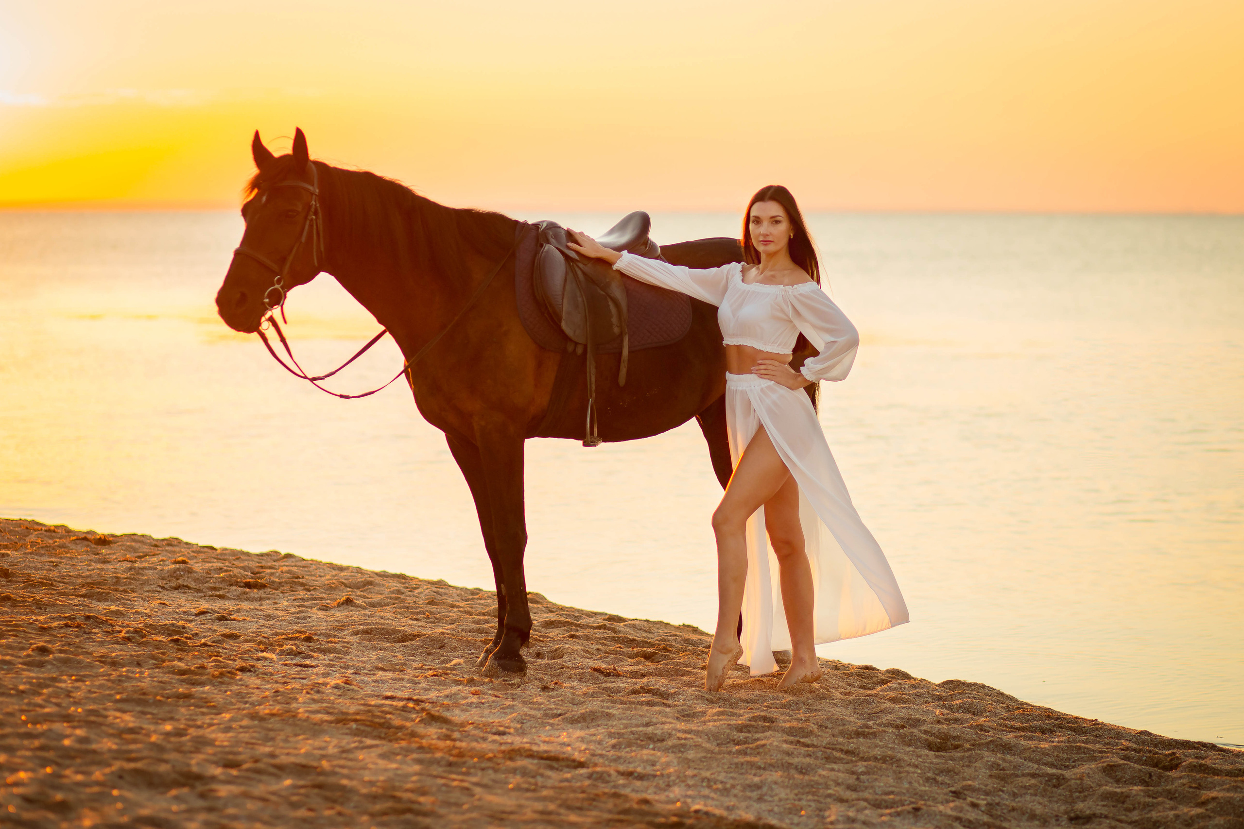 Фотосессия на море с лошадью. Фотограф в Феодосии Наталья Булгакова