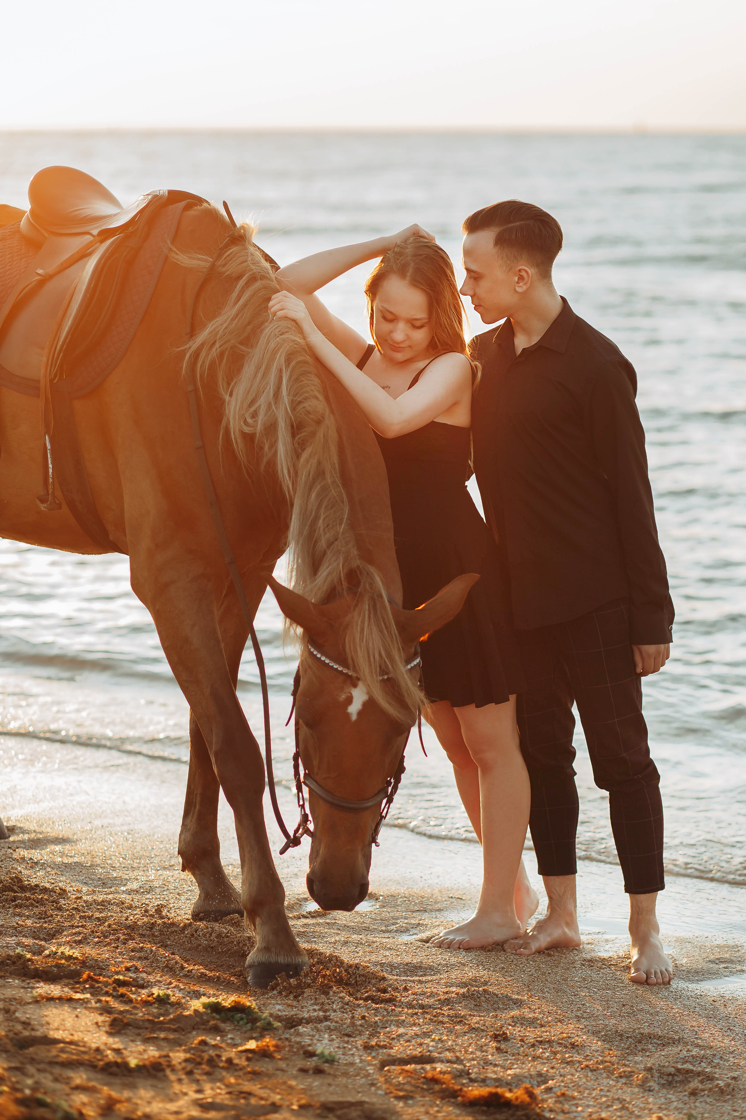 Фотосессия на море с лошадью. Фотограф в Феодосии Наталья Булгакова