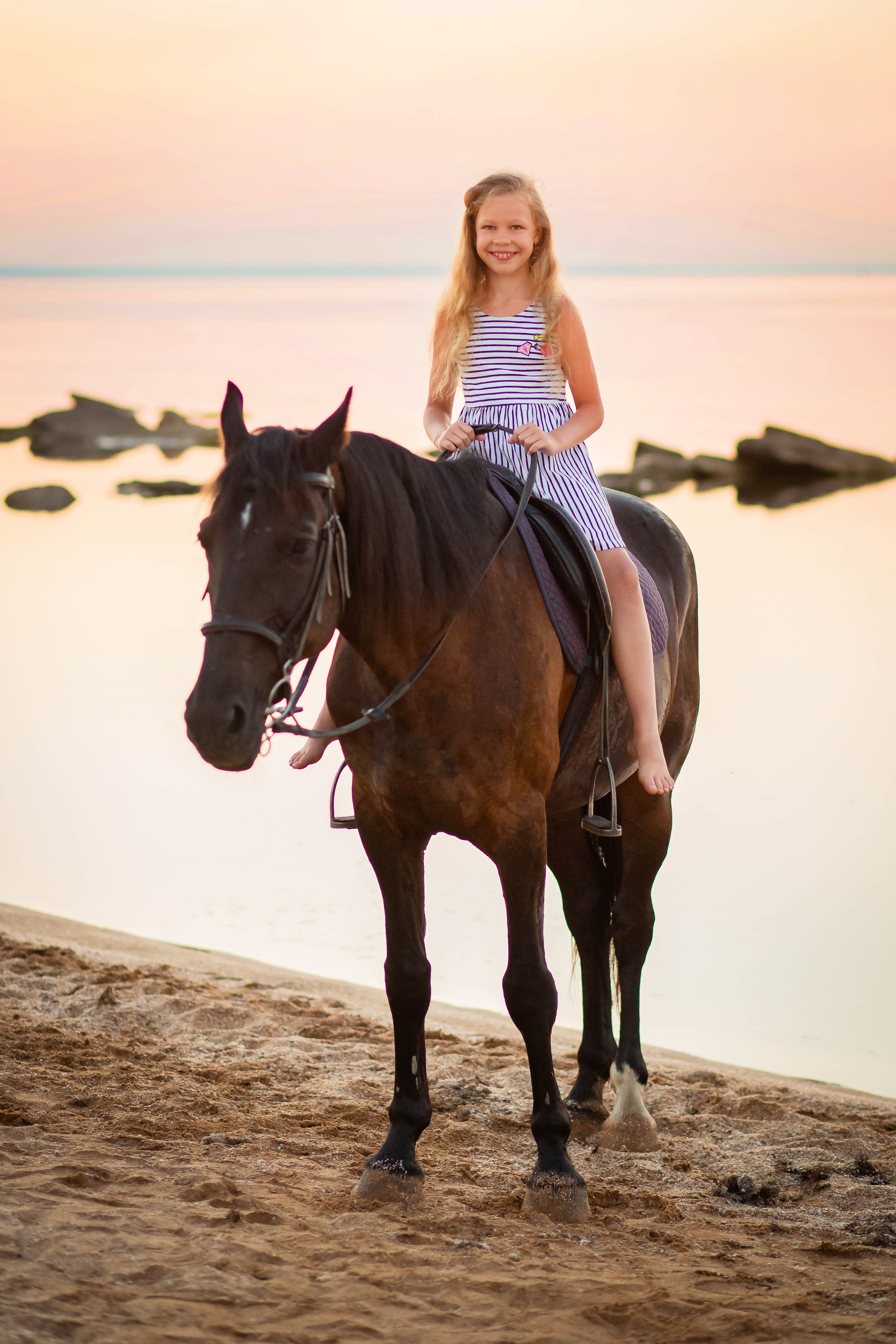 Фотосессия на море с лошадью. Фотограф в Феодосии Наталья Булгакова