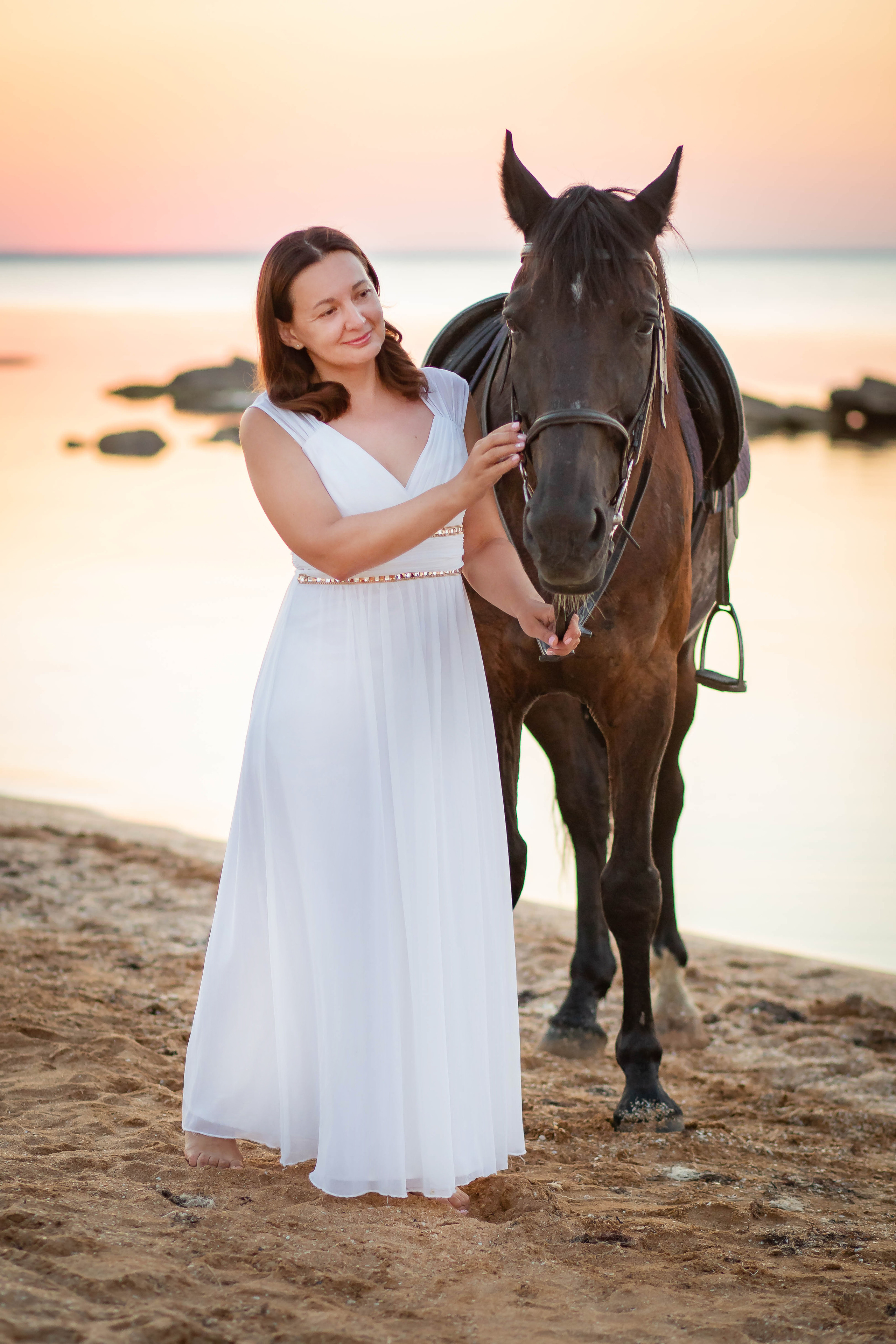 Фотосессия на море с лошадью. Фотограф в Феодосии Наталья Булгакова