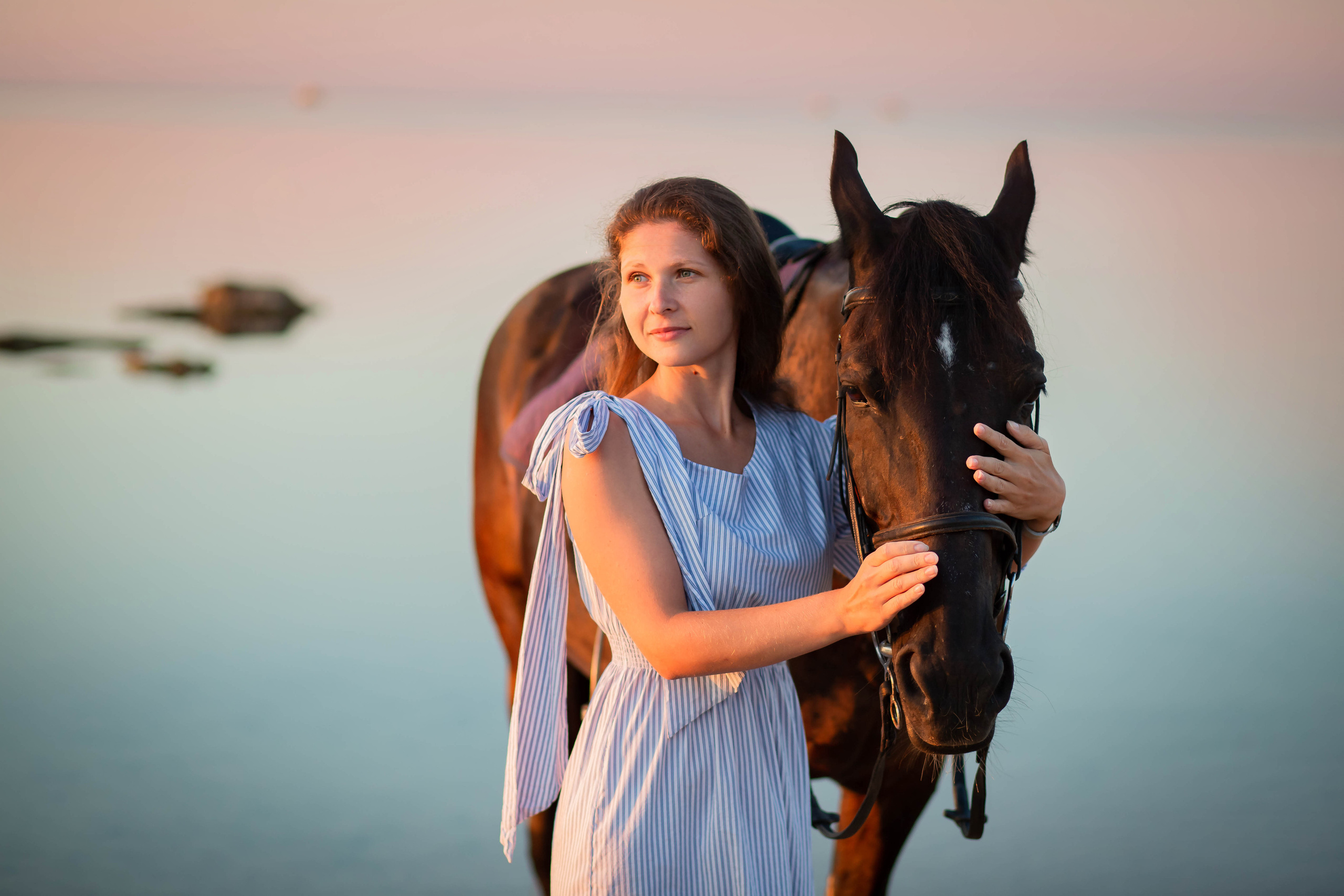 Фотосессия на море с лошадью. Фотограф в Феодосии Наталья Булгакова