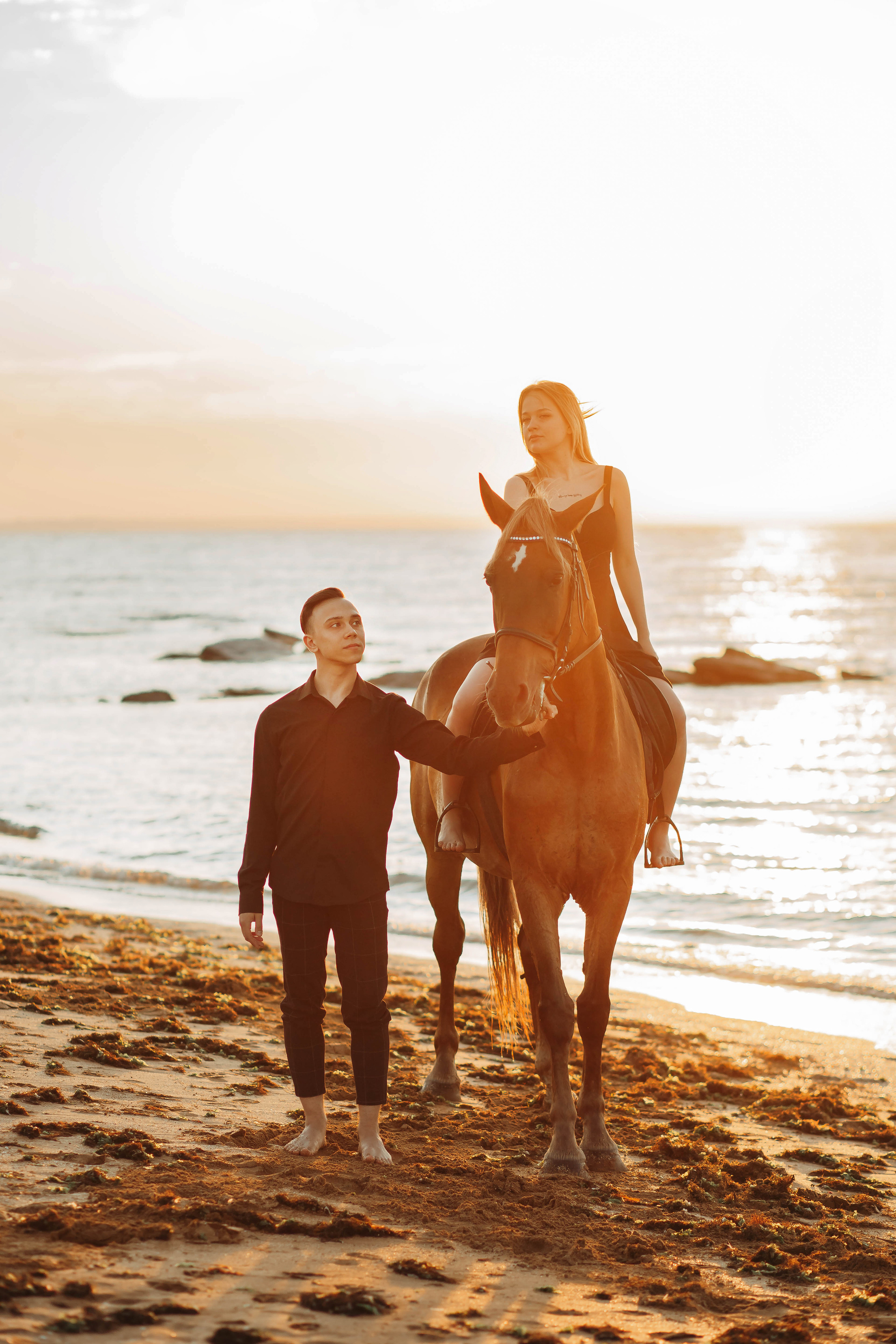Фотосессия на море с лошадью. Фотограф в Феодосии Наталья Булгакова
