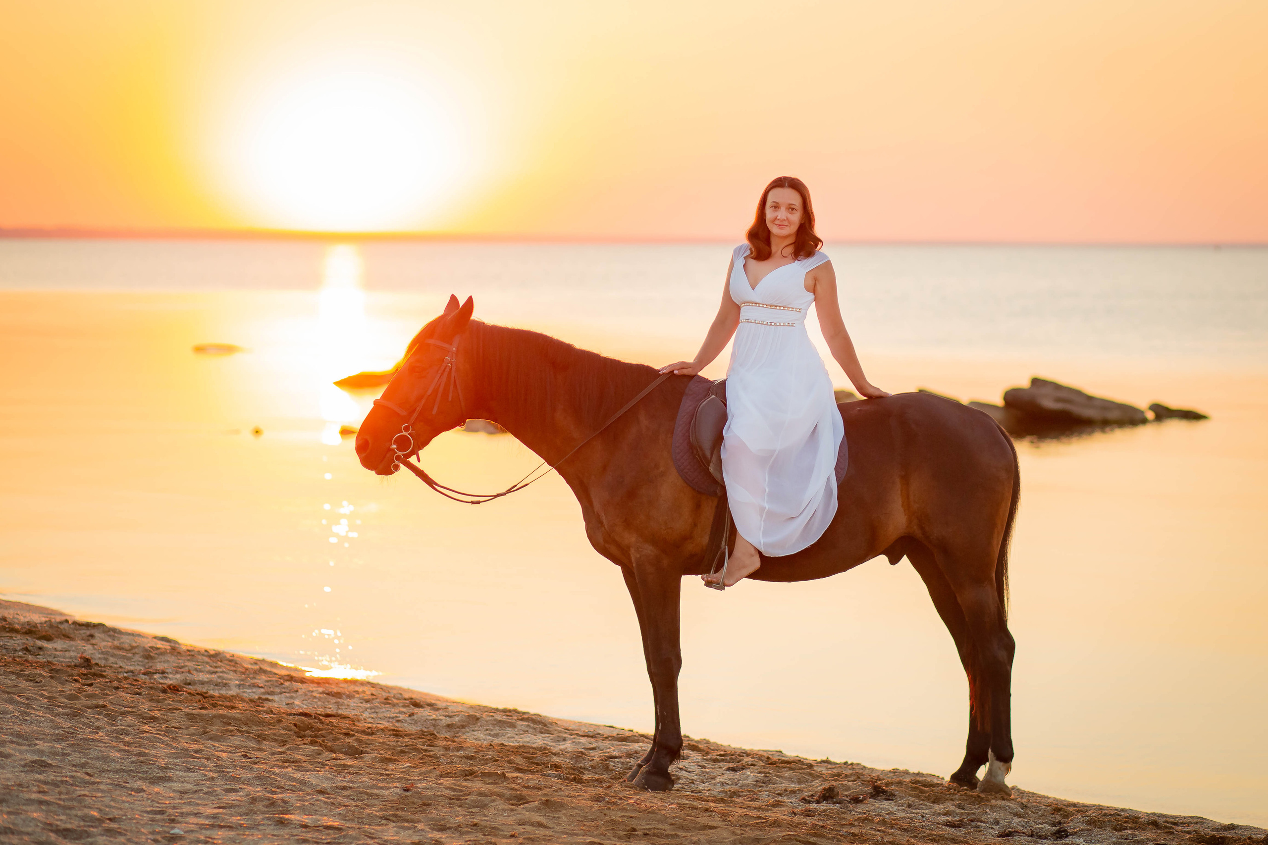 Фотосессия на море с лошадью. Фотограф в Феодосии Наталья Булгакова