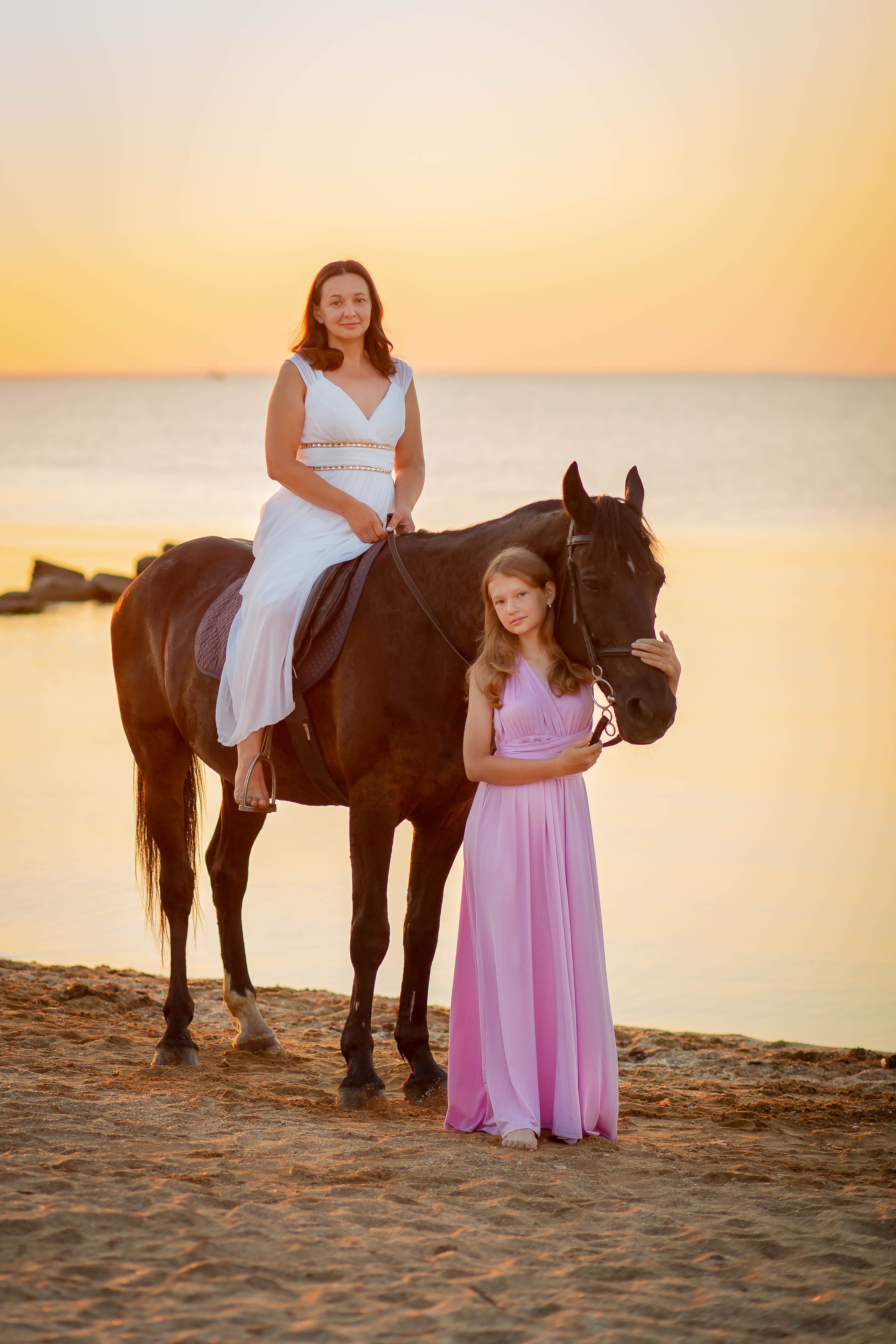 Фотосессия на море с лошадью. Фотограф в Феодосии Наталья Булгакова