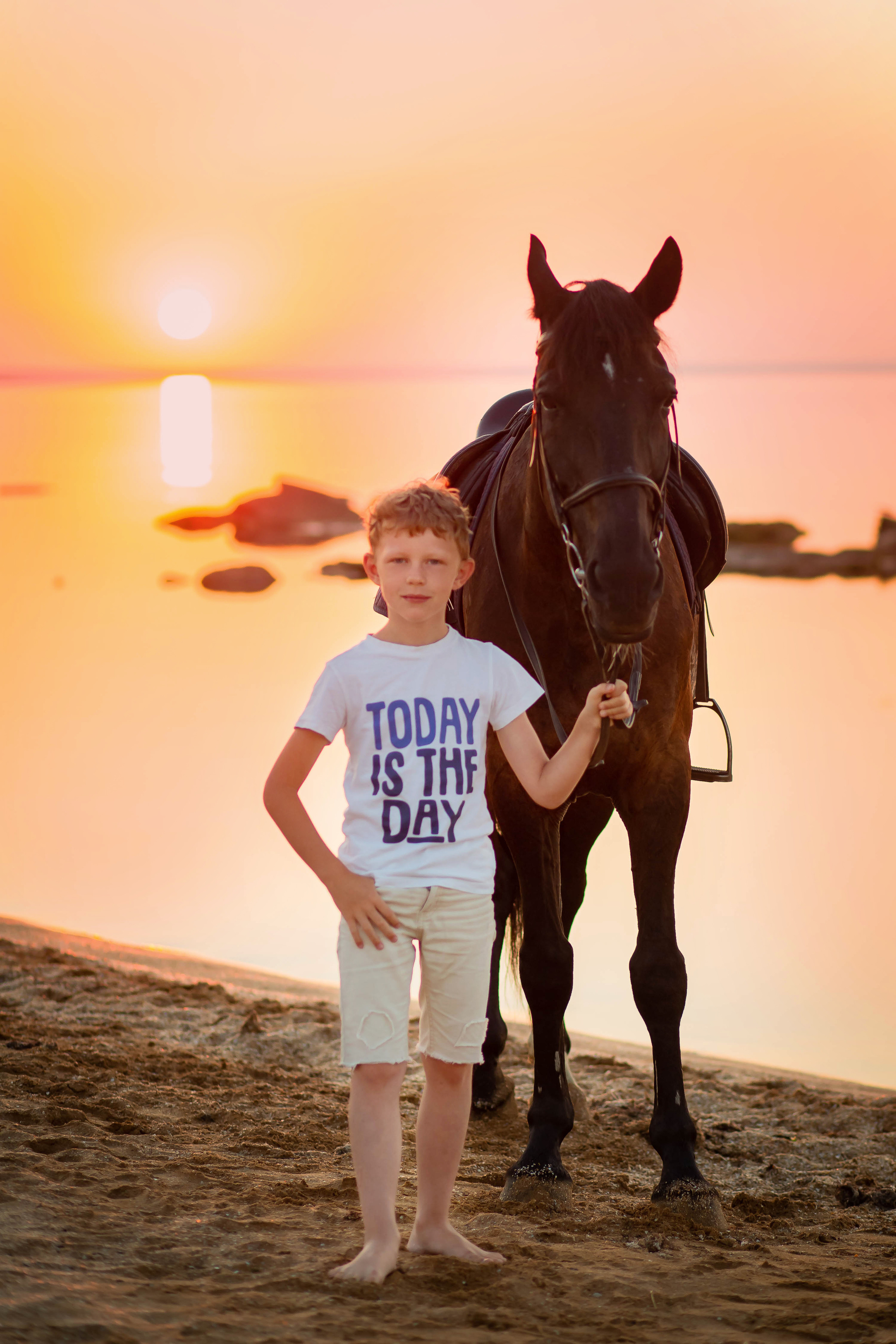 Фотосессия на море с лошадью. Фотограф в Феодосии Наталья Булгакова