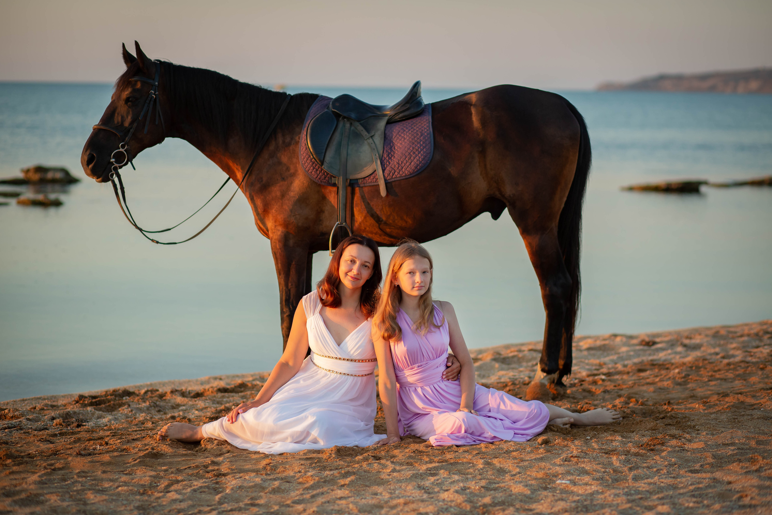 Фотосессия на море с лошадью. Фотограф в Феодосии Наталья Булгакова