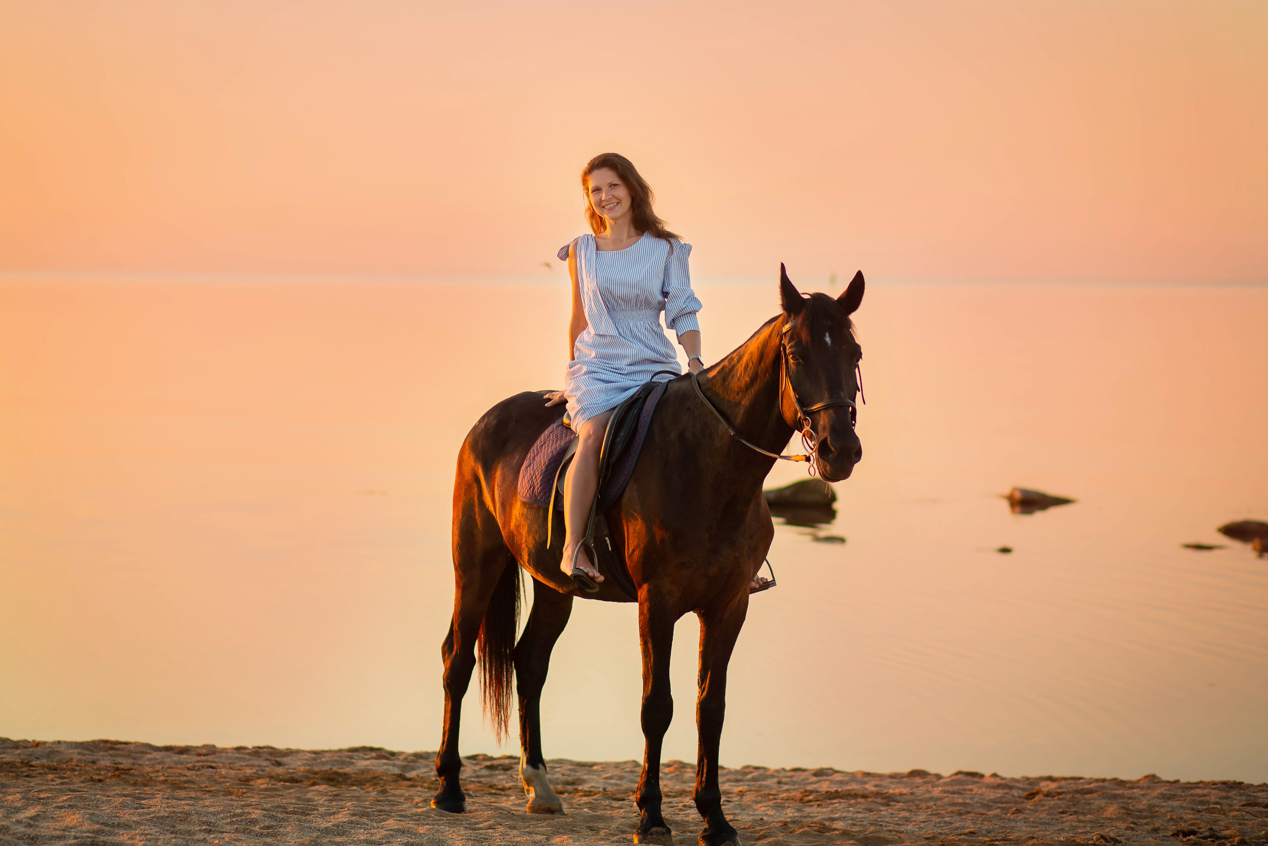 Фотосессия на море с лошадью. Фотограф в Феодосии Наталья Булгакова
