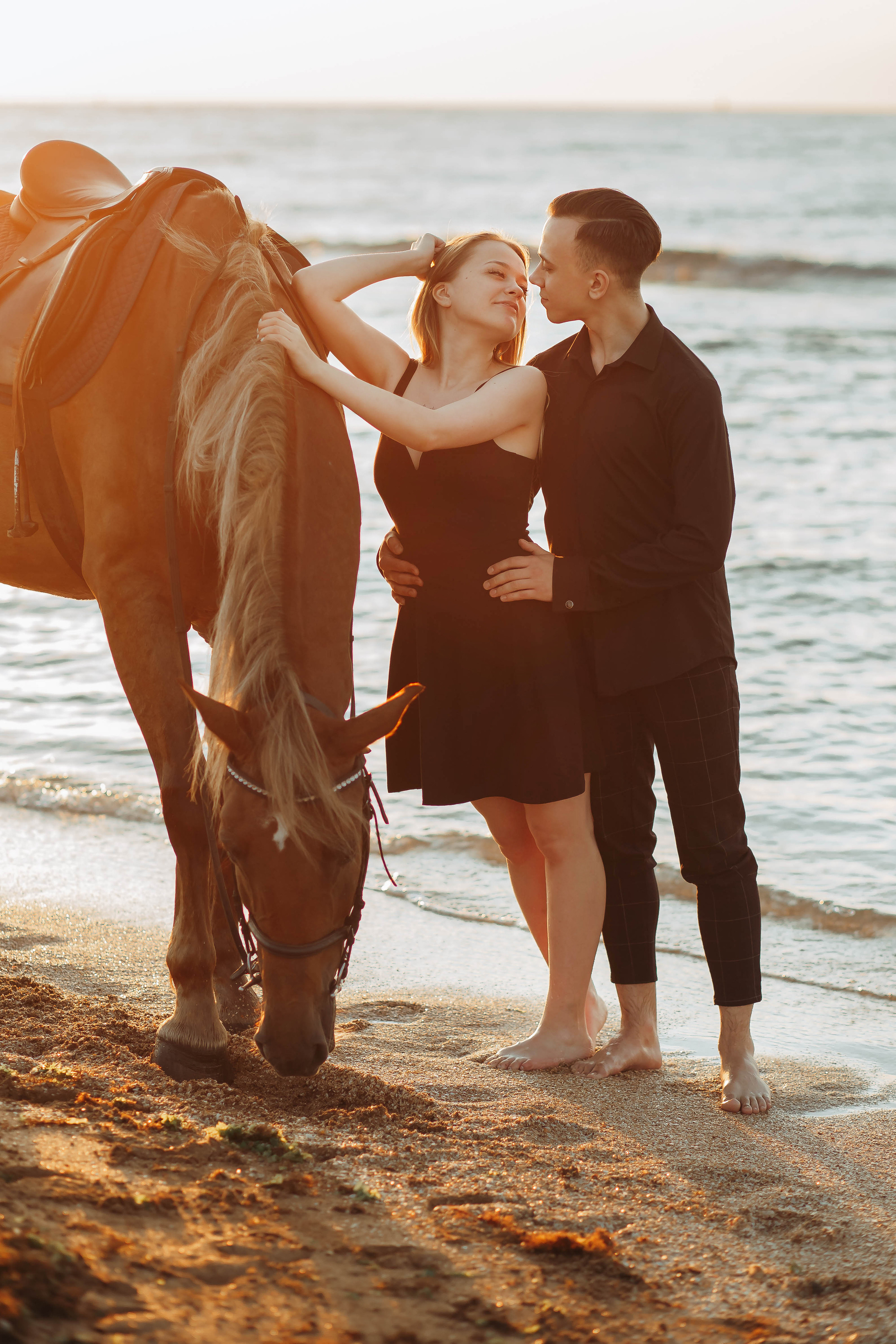 Фотосессия на море с лошадью. Фотограф в Феодосии Наталья Булгакова