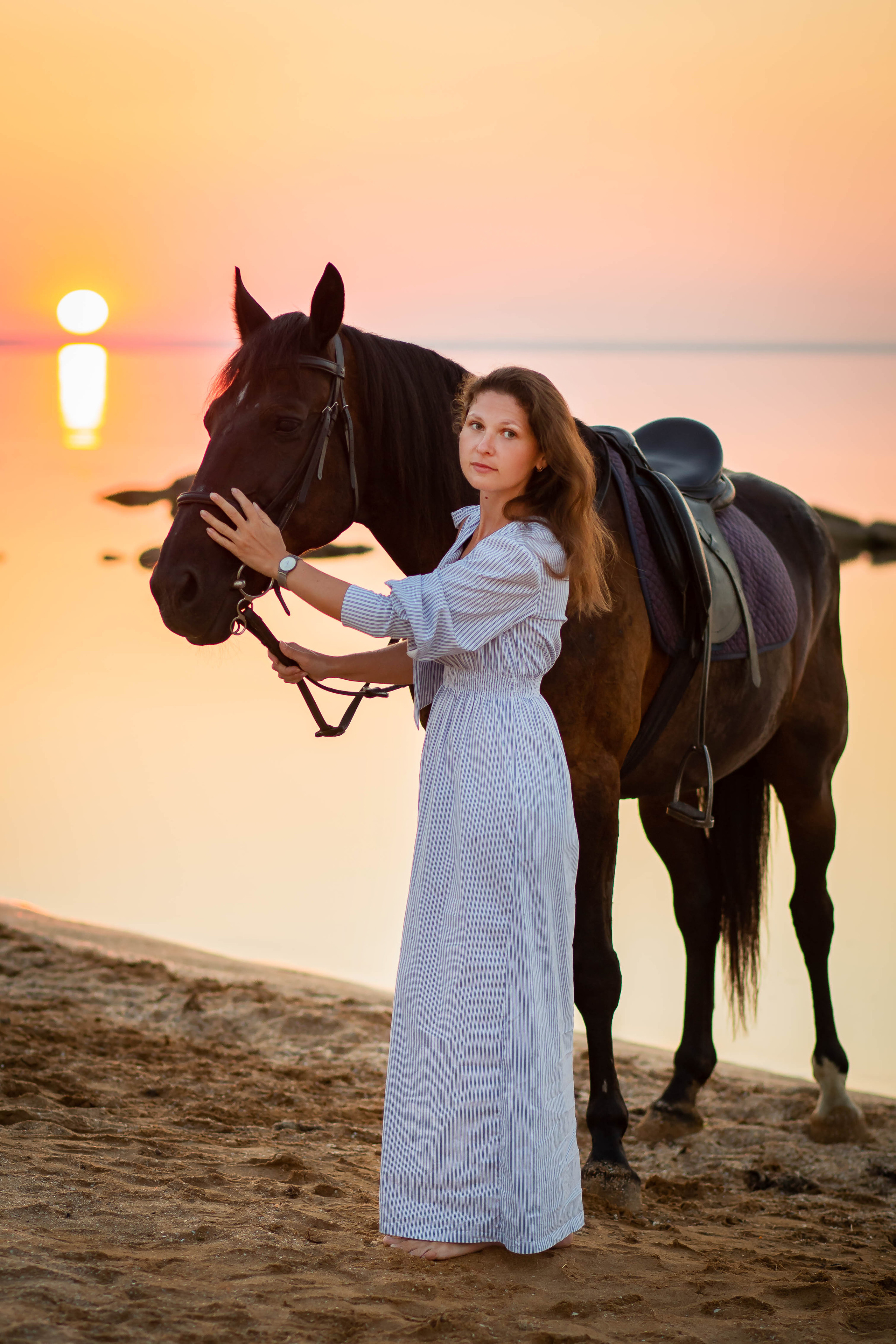 Фотосессия на море с лошадью. Фотограф в Феодосии Наталья Булгакова