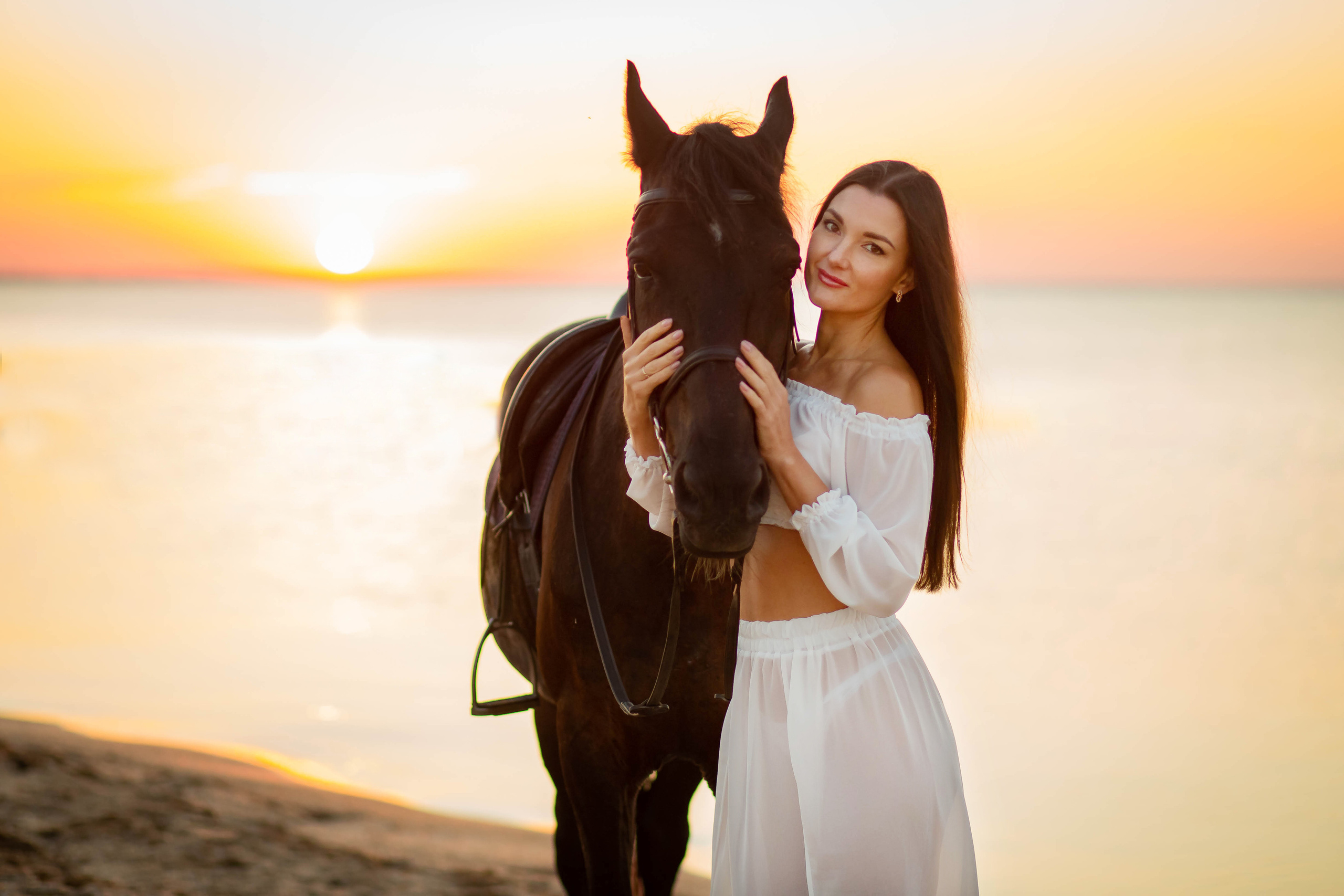 Фотосессия на море с лошадью. Фотограф в Феодосии Наталья Булгакова
