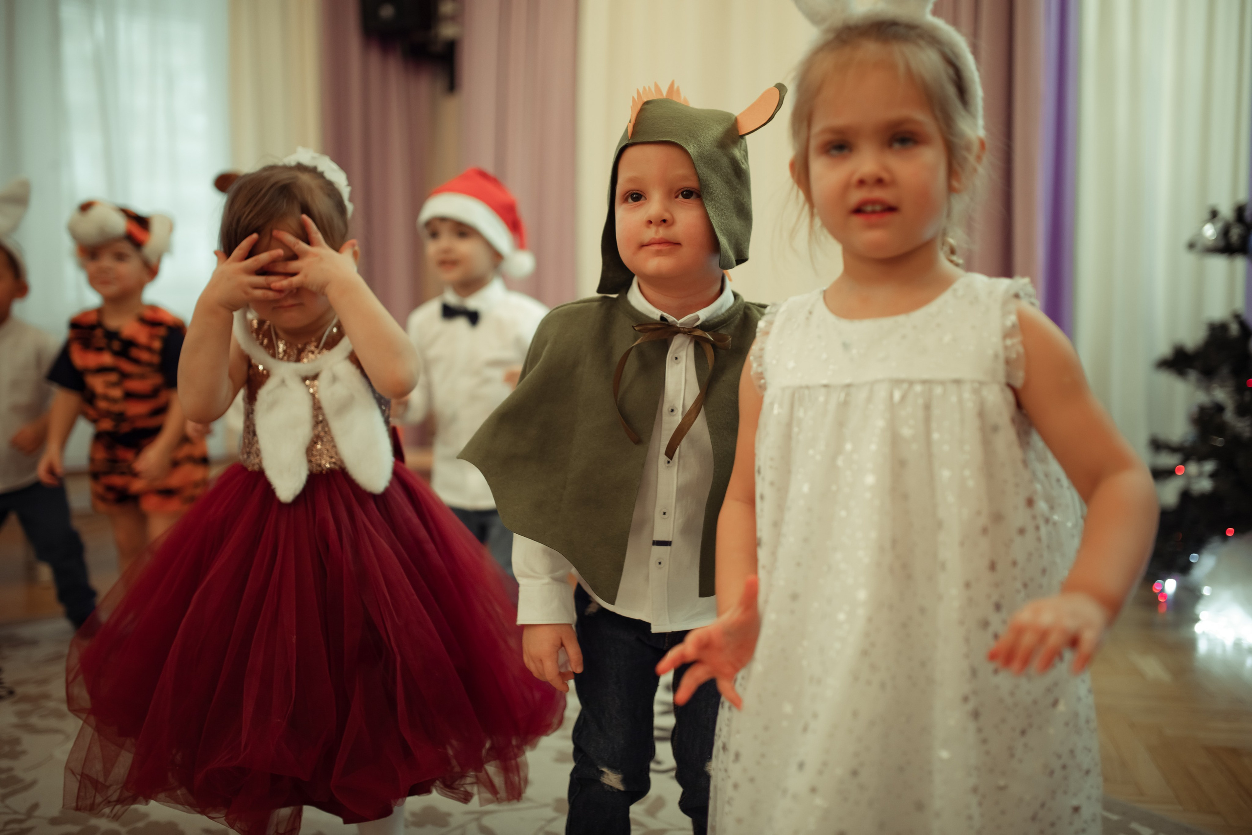 Новогодний утренник в детском саду. Семейный и детский фотограф в Москве Дорогова Екатерина
