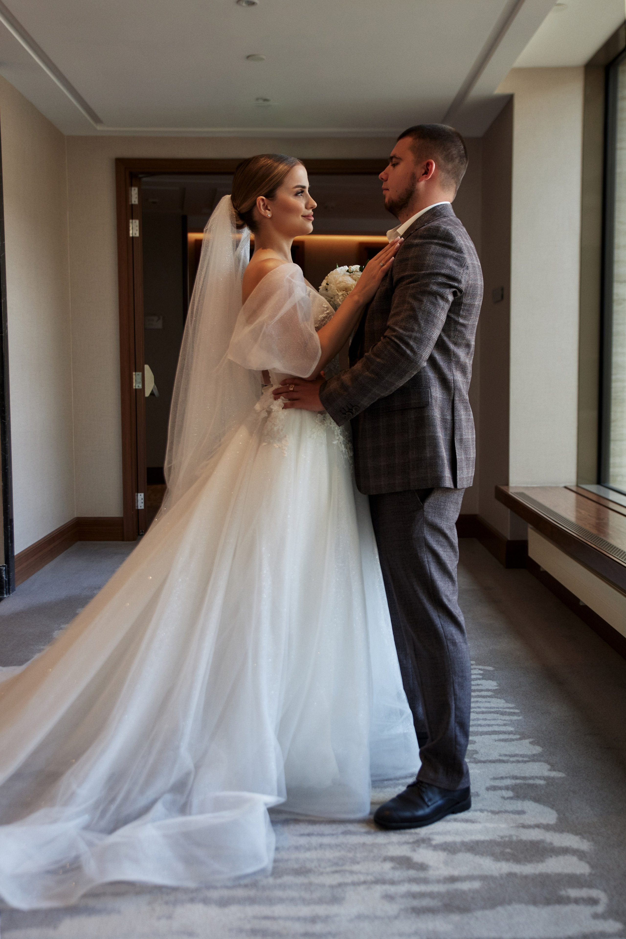 Свадебная фотосессия в Hyatt Regency Moscow