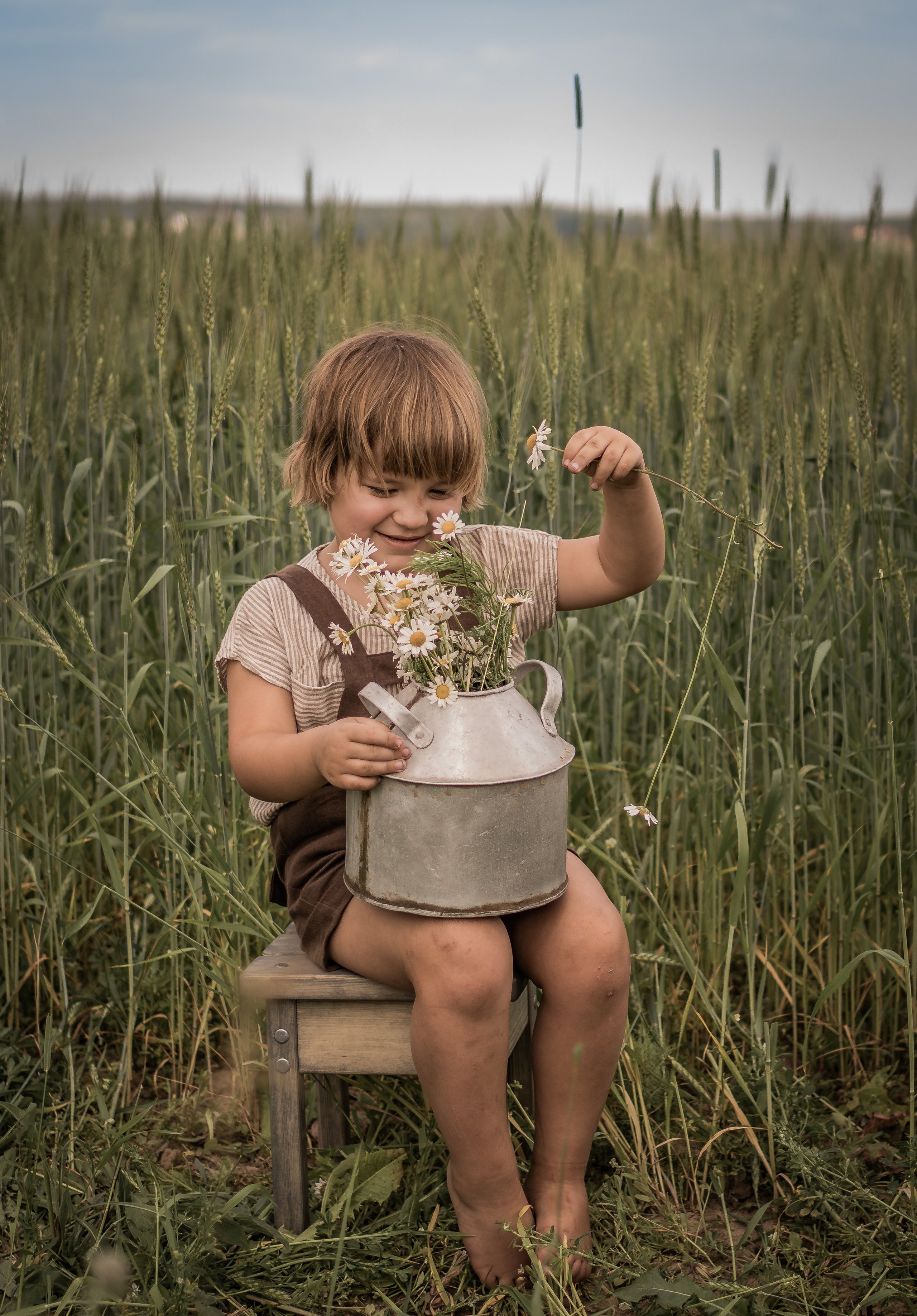 Марфины ромашки (год спустя). Семейный фотограф Ефремова Виктория