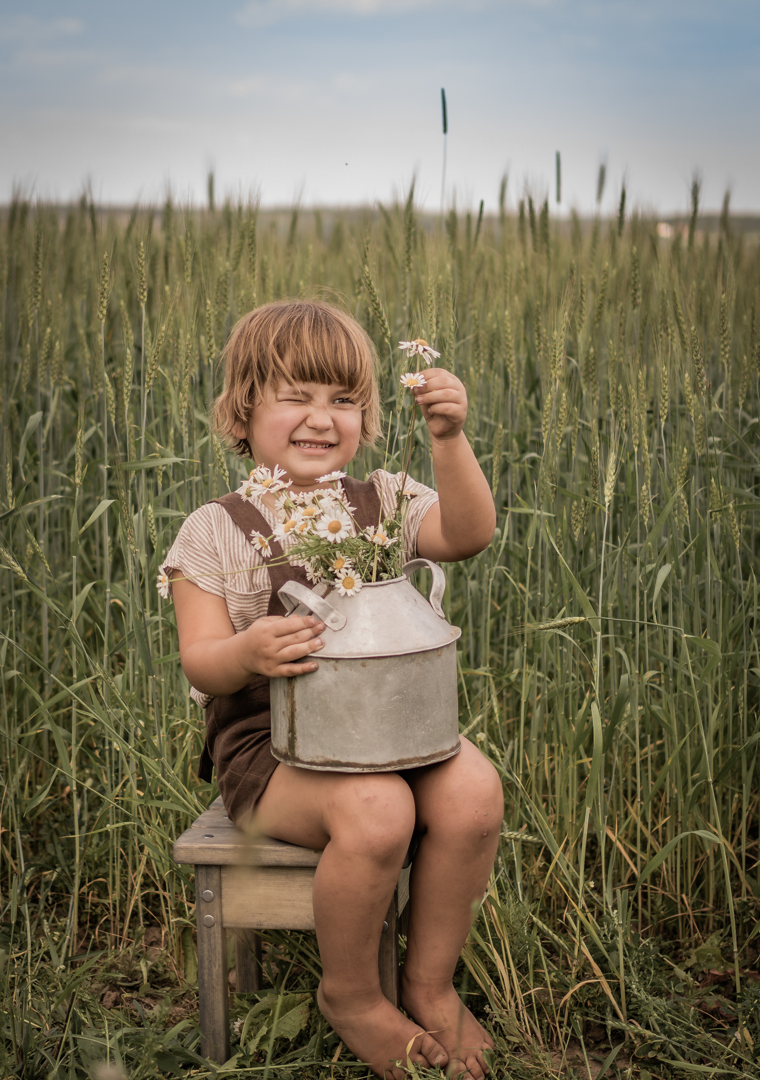 Марфины ромашки (год спустя). Семейный фотограф Ефремова Виктория