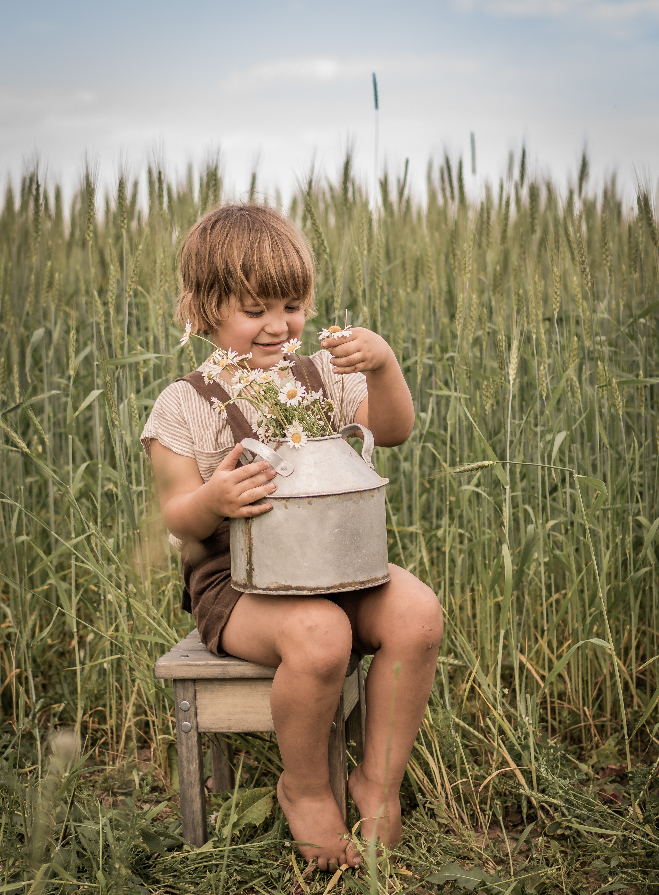 Марфины ромашки (год спустя). Семейный фотограф Ефремова Виктория