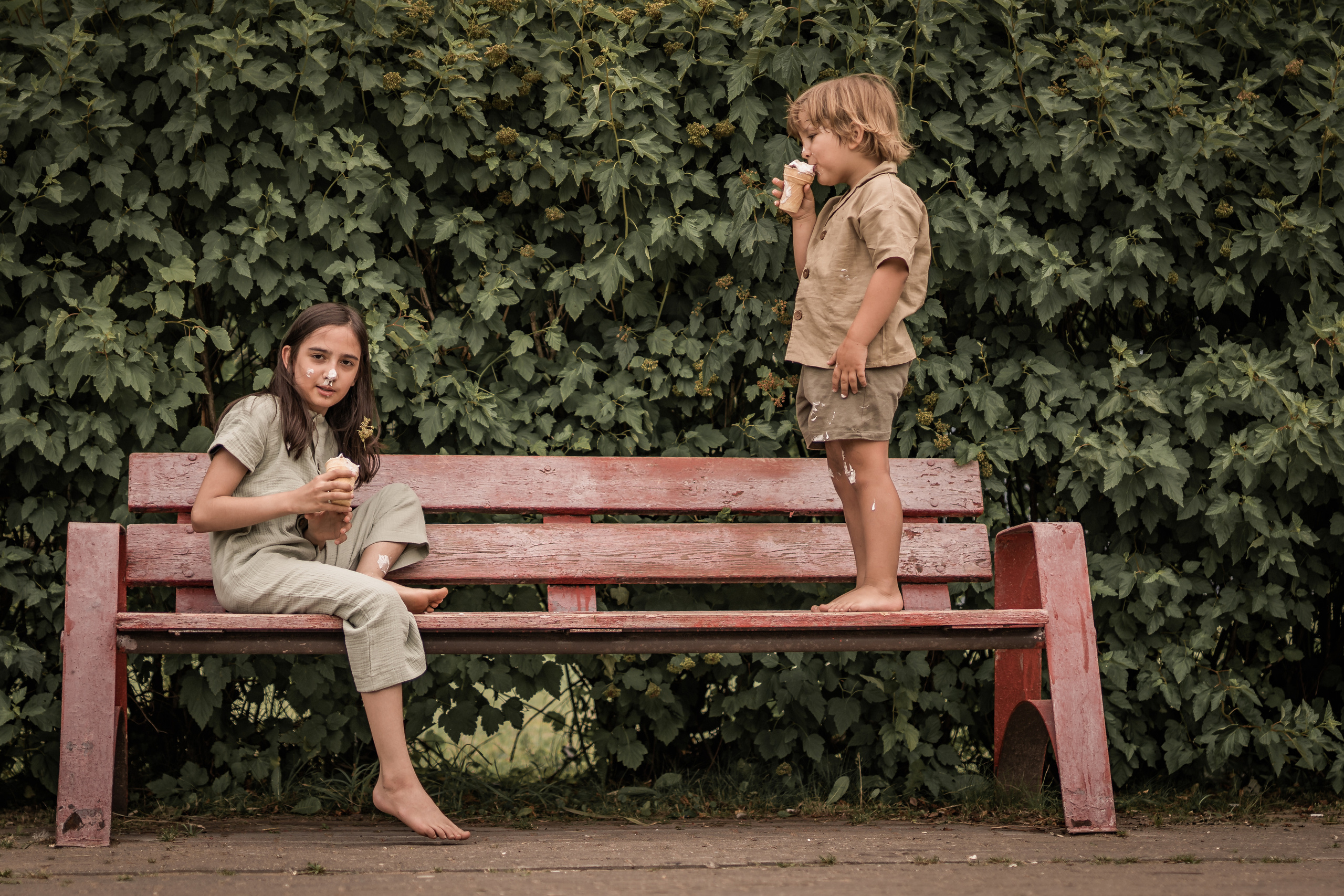 Мороженое и дети. Семейный фотограф Ефремова Виктория