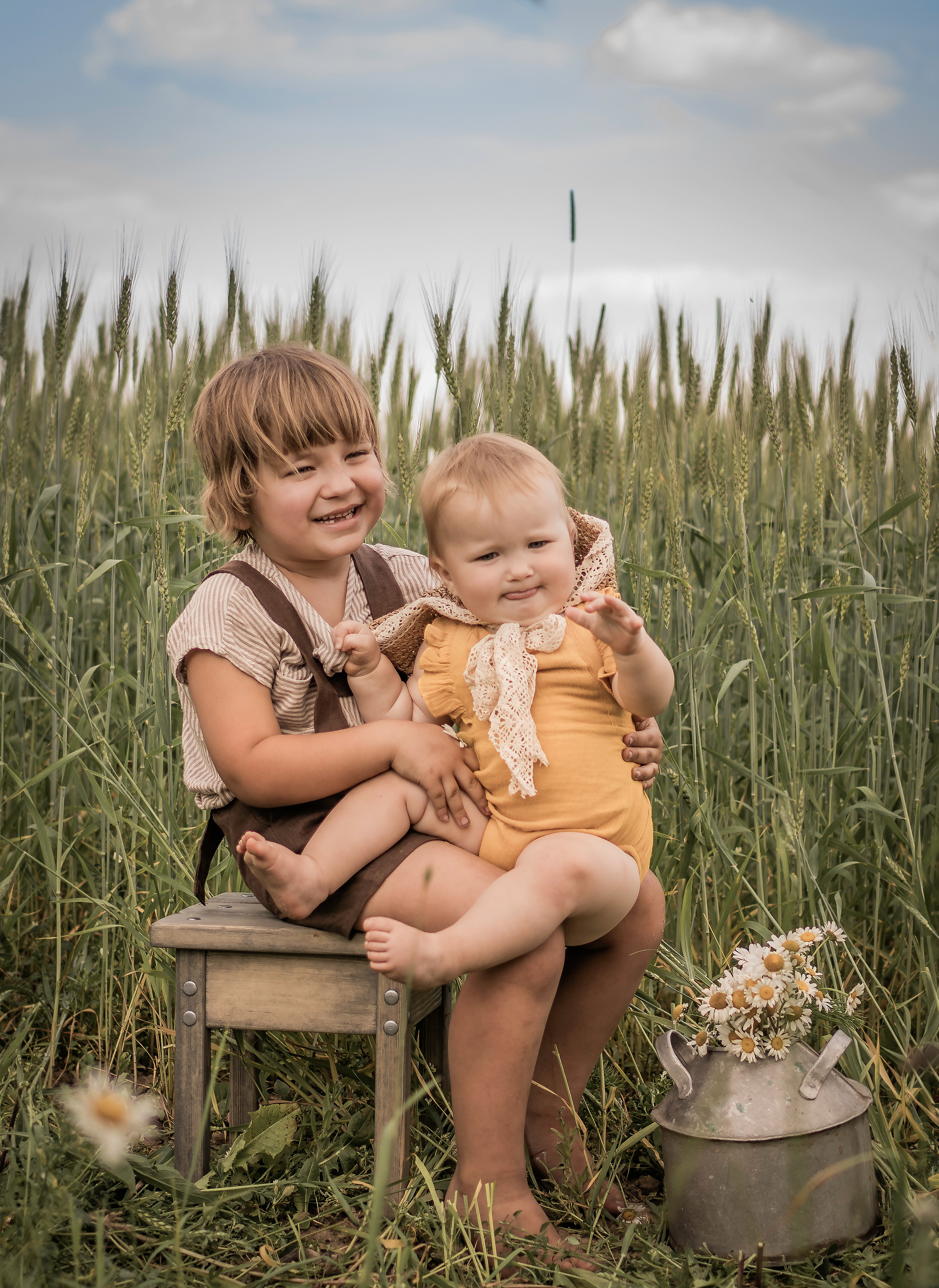 Марфины ромашки (год спустя). Семейный фотограф Ефремова Виктория