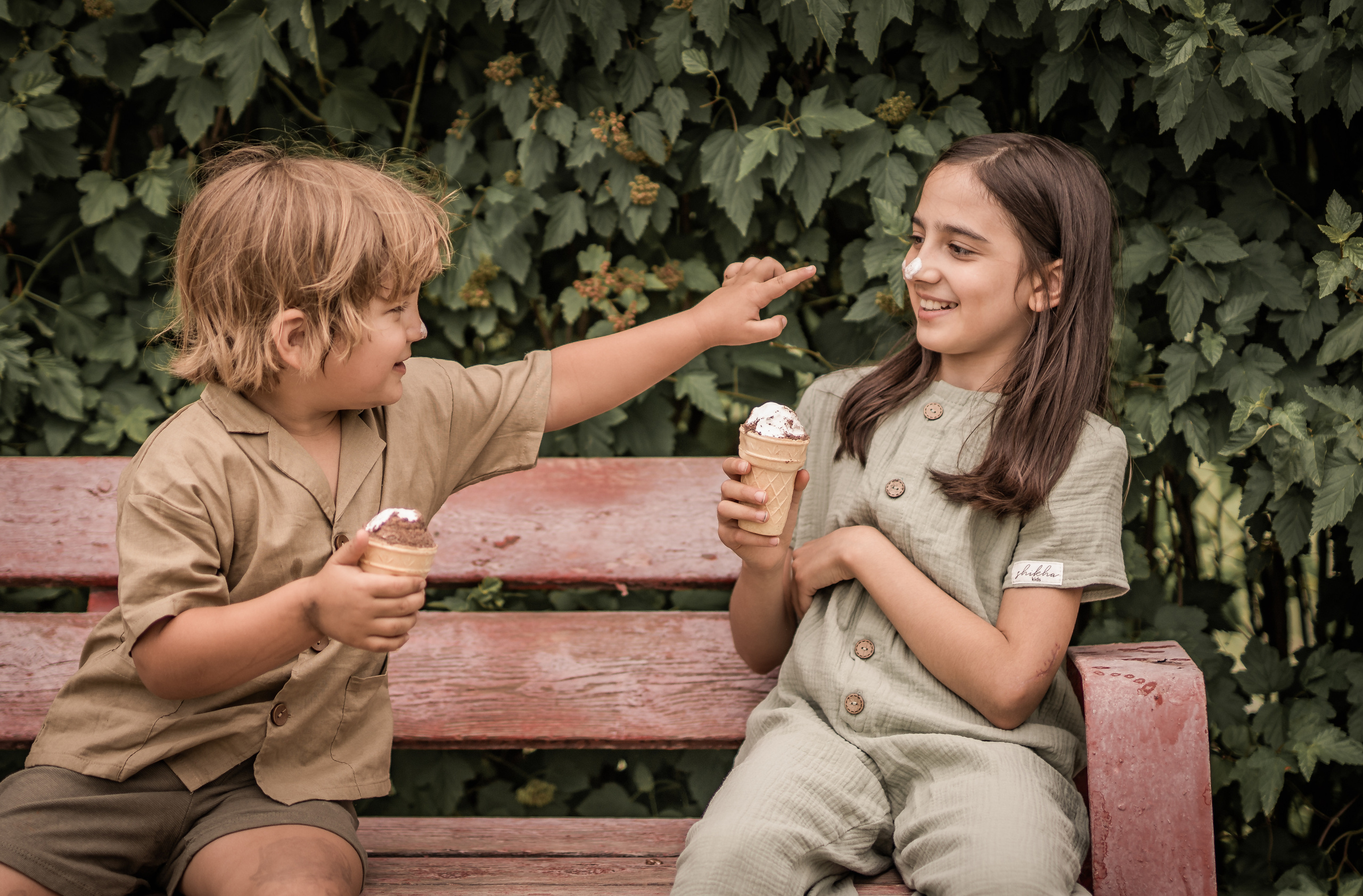 Мороженое и дети. Семейный фотограф Ефремова Виктория