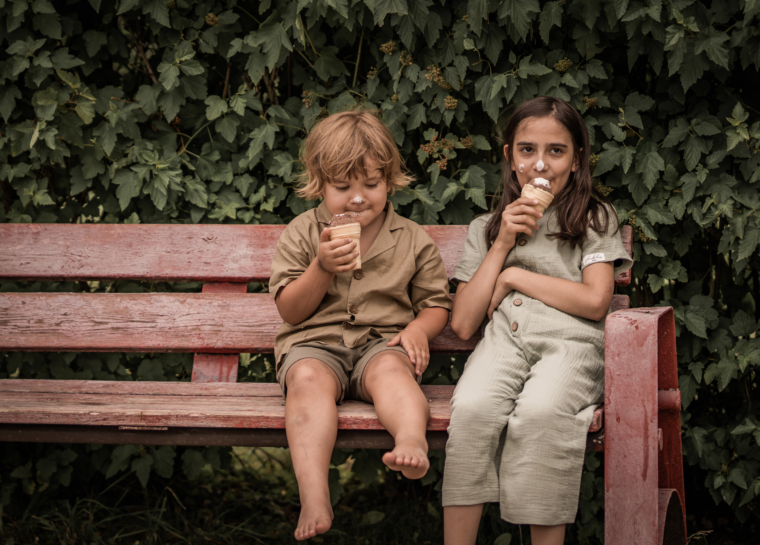 Мороженое и дети. Семейный фотограф Ефремова Виктория