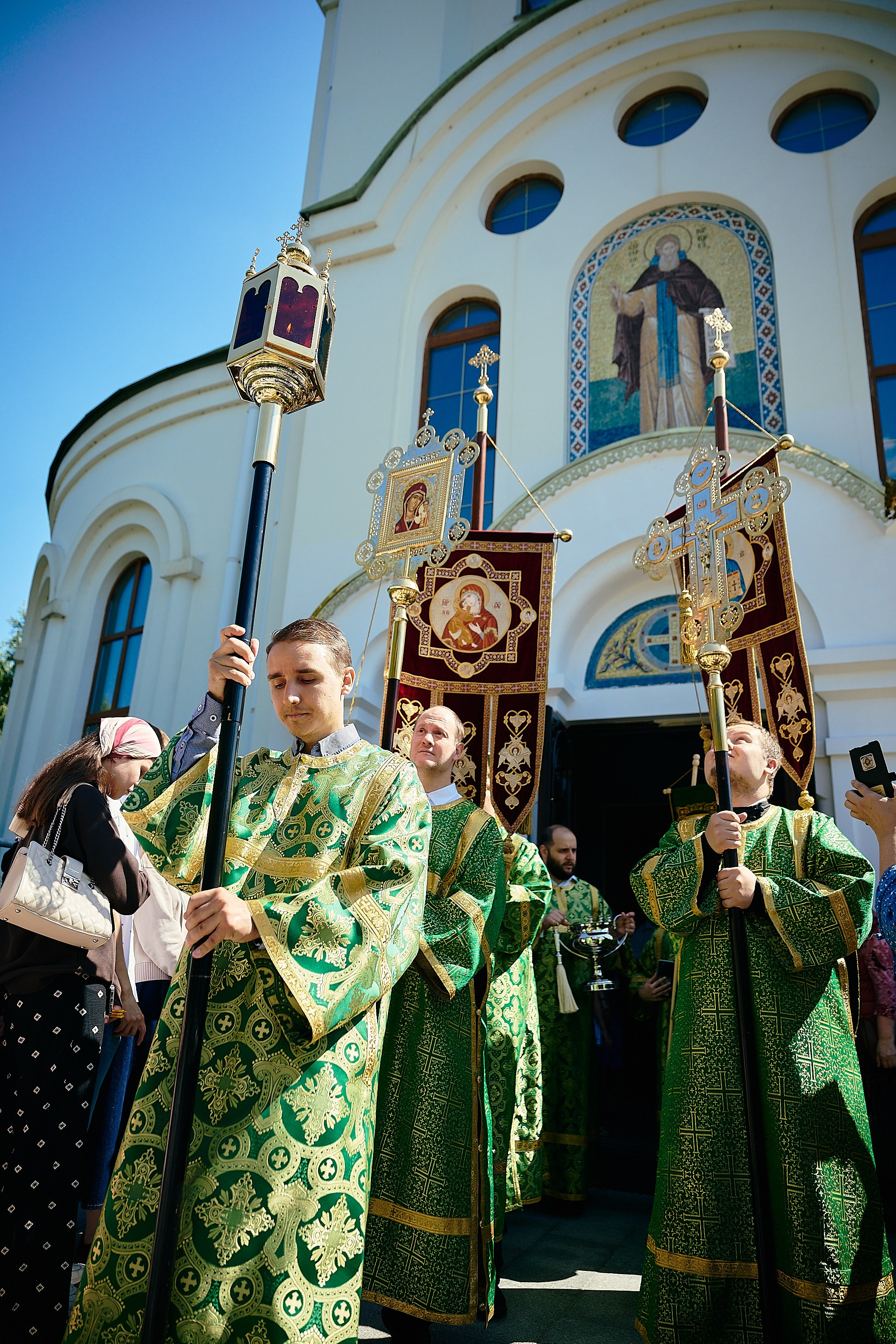 Престольный праздник в храме преподобного Сергия Радонежского в Солнцево. Фотограф Елена Думби