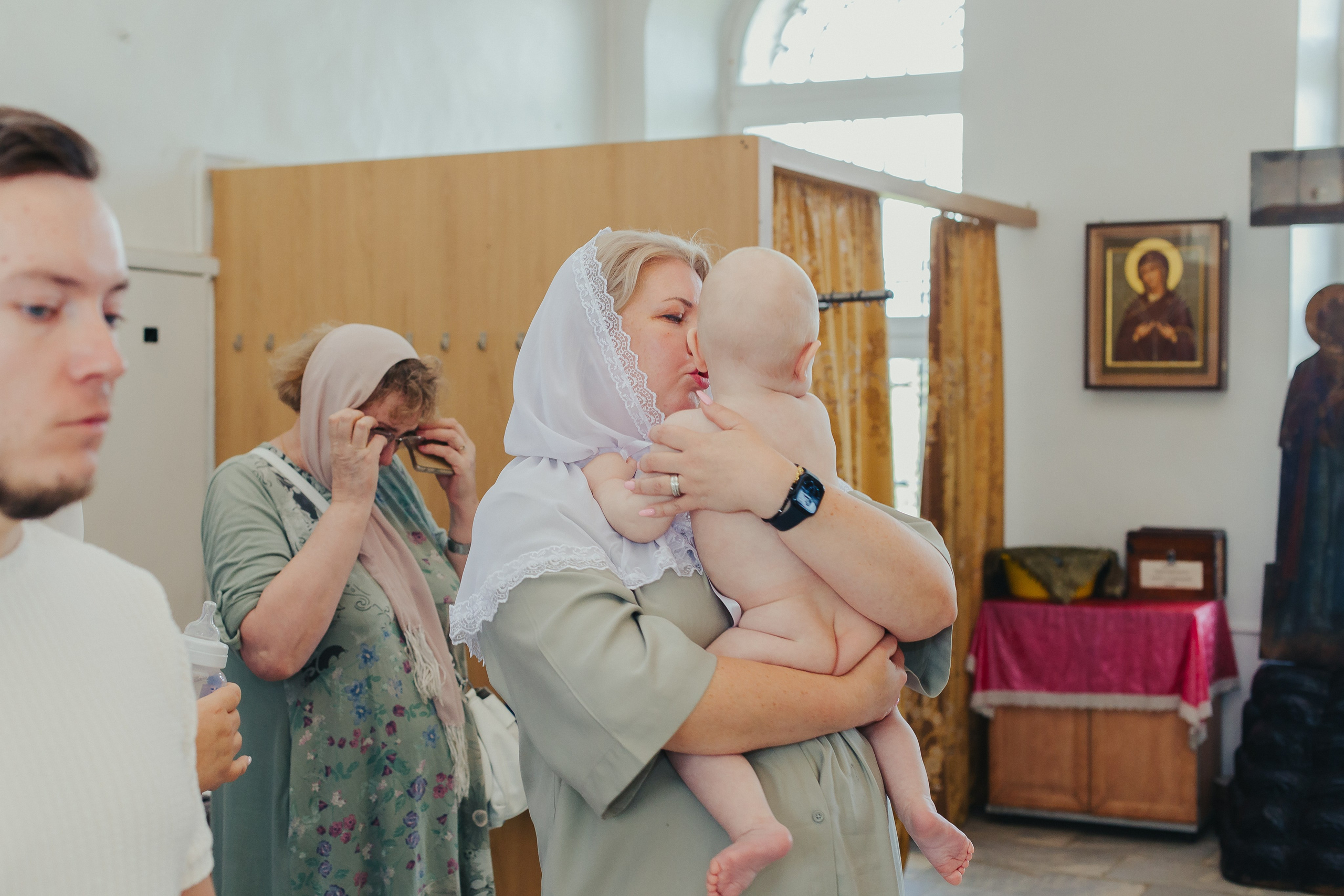 Фотосъемка Крещения в Сергиевом Посаде. Фотограф новорожденных и детский в Сергиевом Посаде Кругликова Юлия