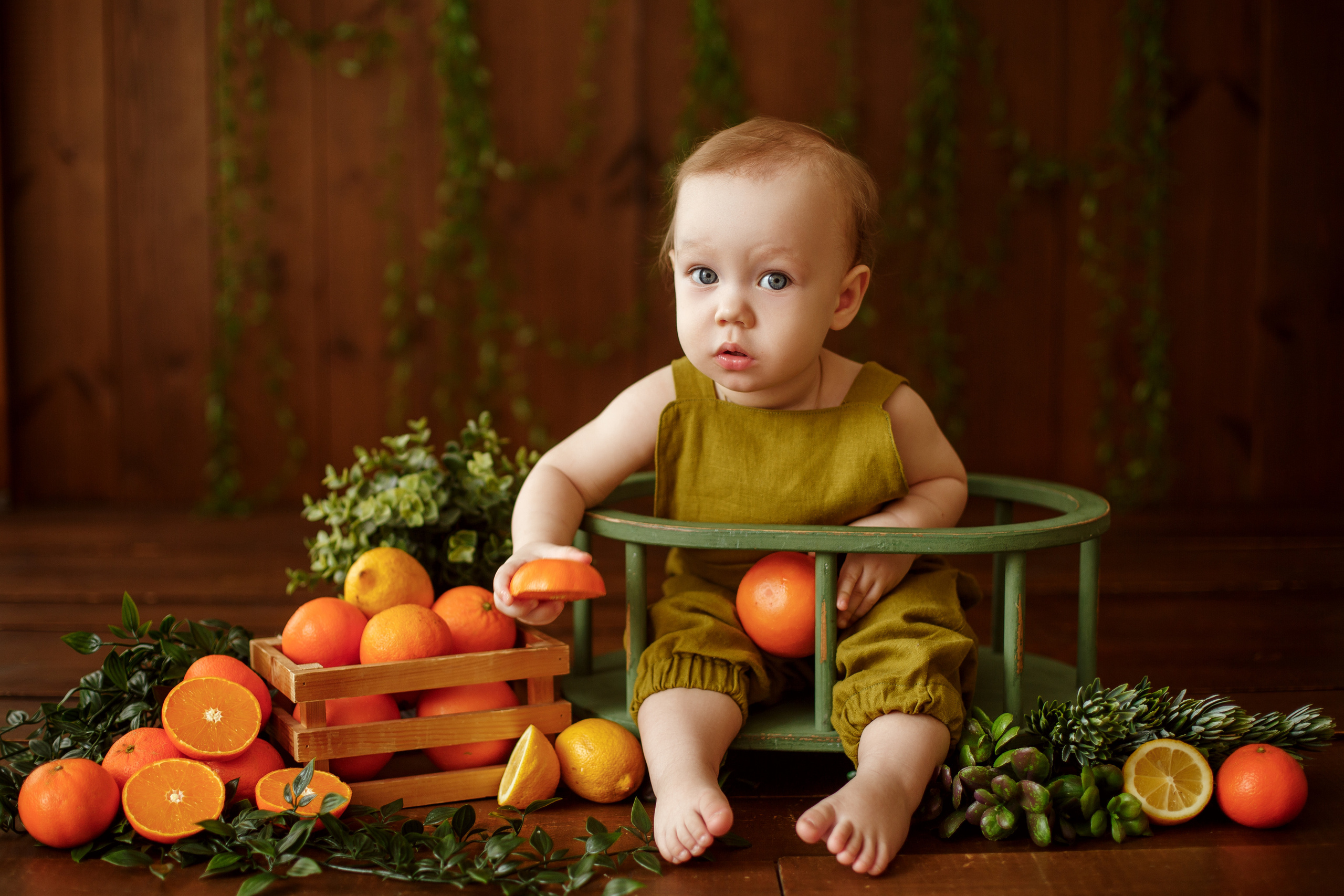 Годовасие. Детский фотограф и фотограф новорожденных в Воронеже Наташа Алехина