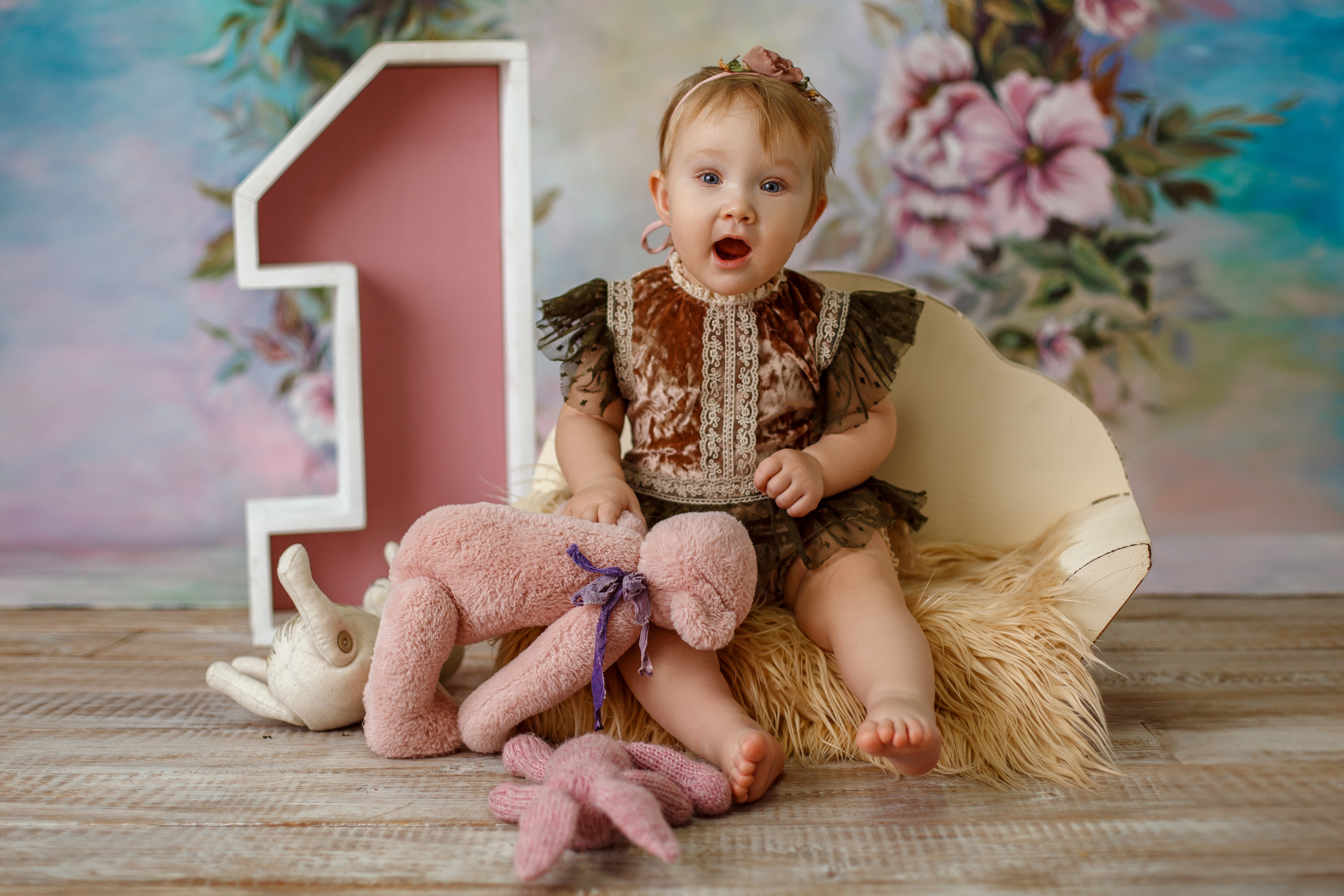 Годовасие. Детский фотограф и фотограф новорожденных в Воронеже Наташа Алехина