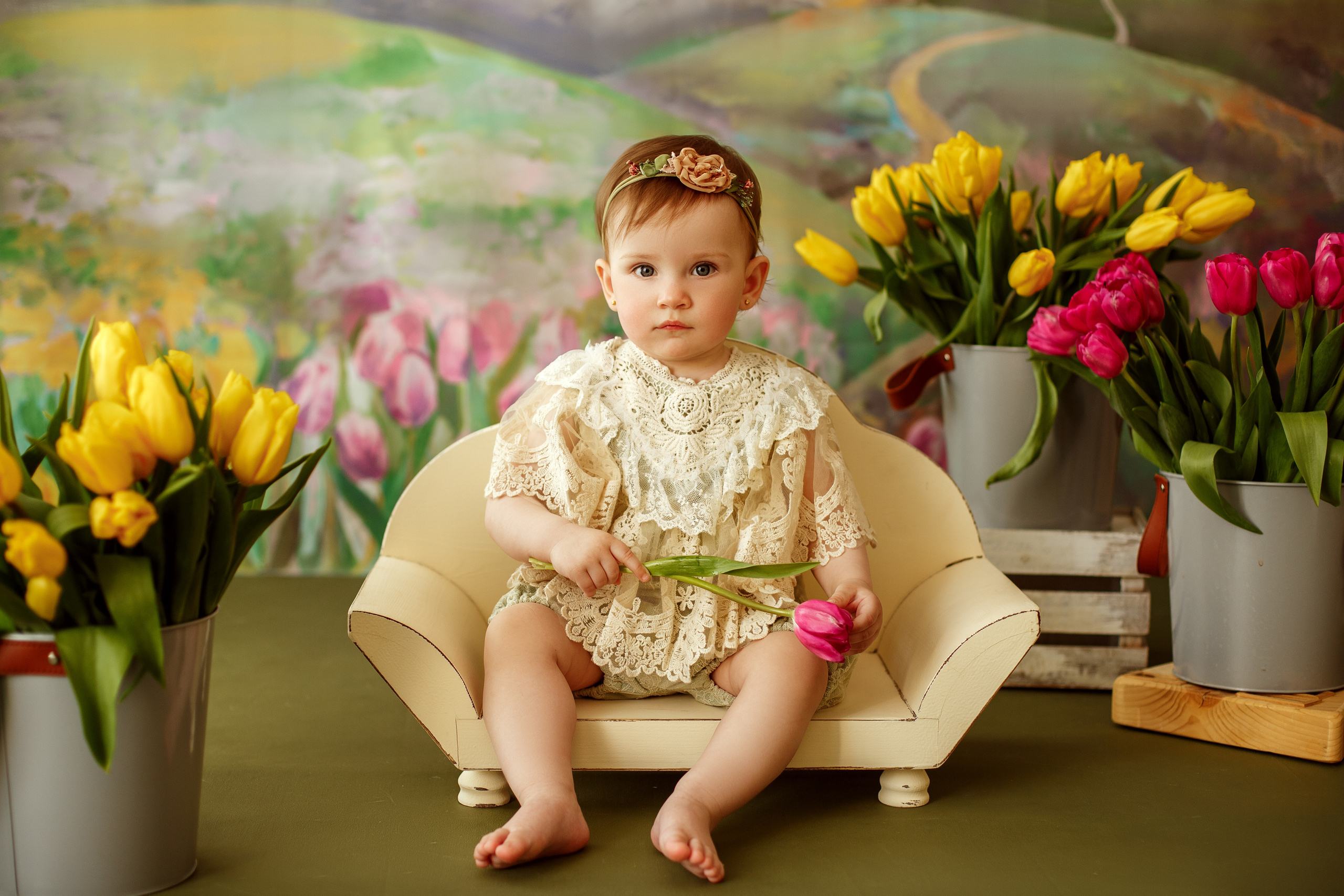 Годовасие. Детский фотограф и фотограф новорожденных в Воронеже Наташа Алехина
