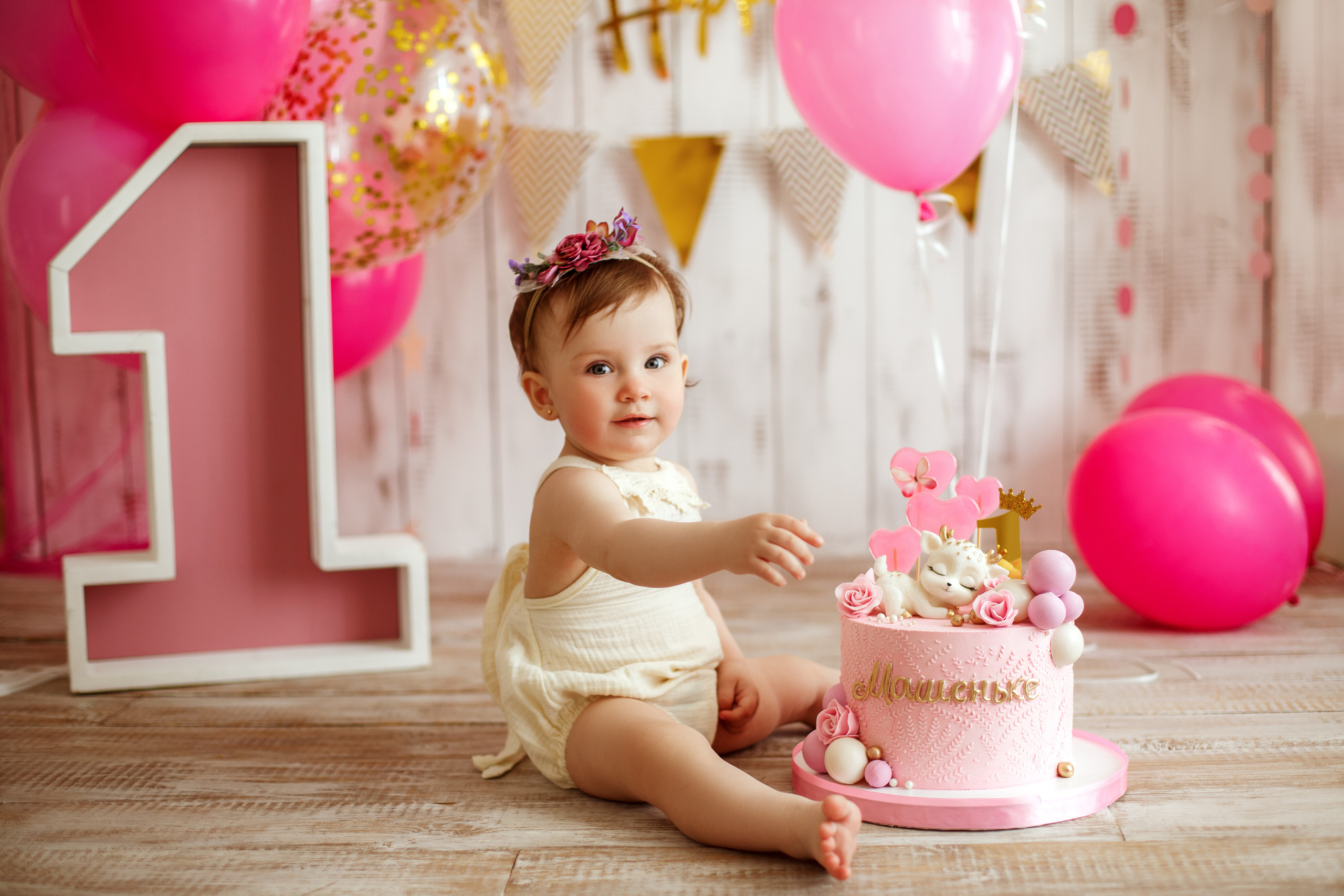 Годовасие. Детский фотограф и фотограф новорожденных в Воронеже Наташа Алехина