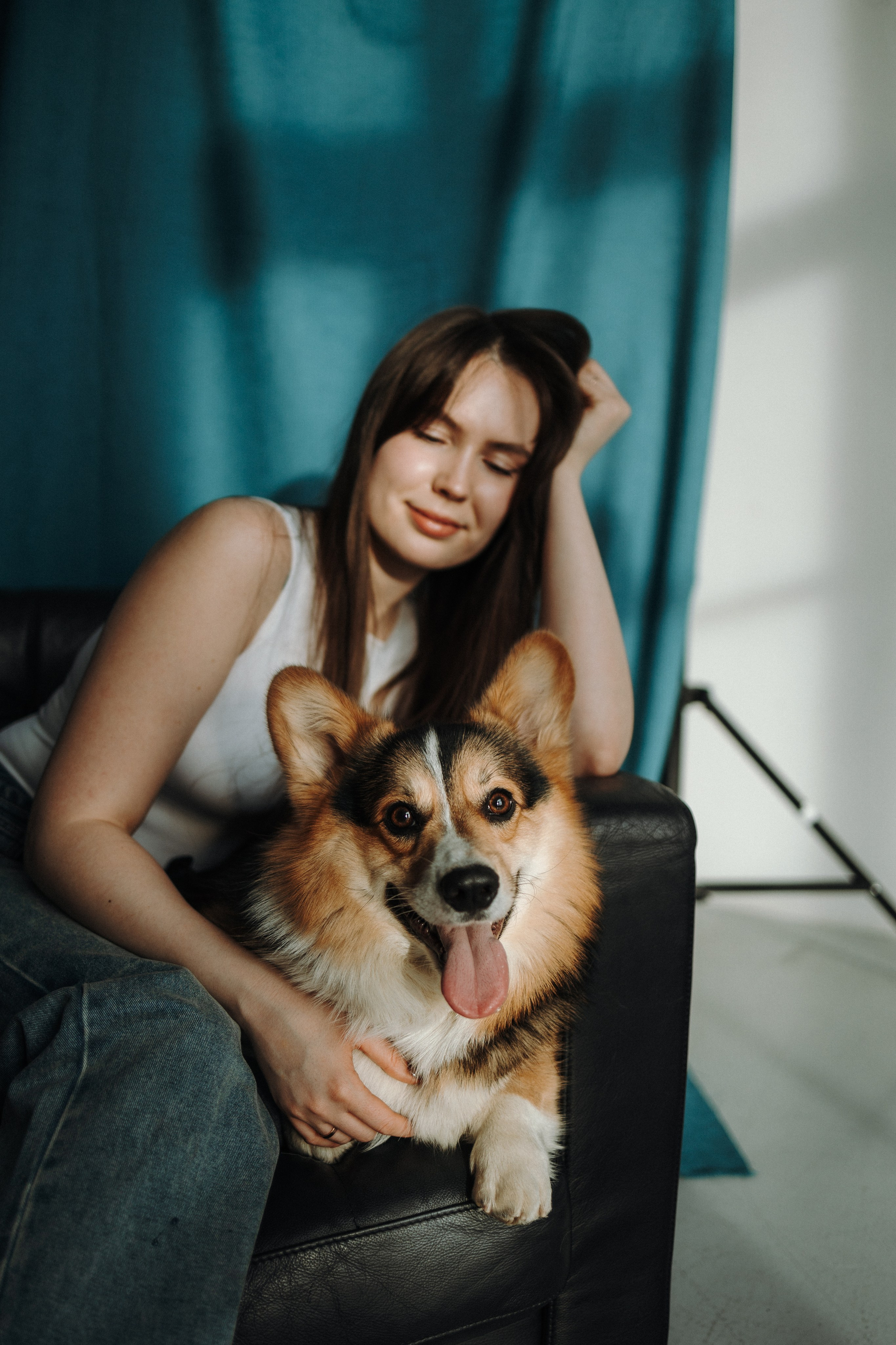 Настя и Коржик. Фотограф — Анималист | Санкт-Петербург