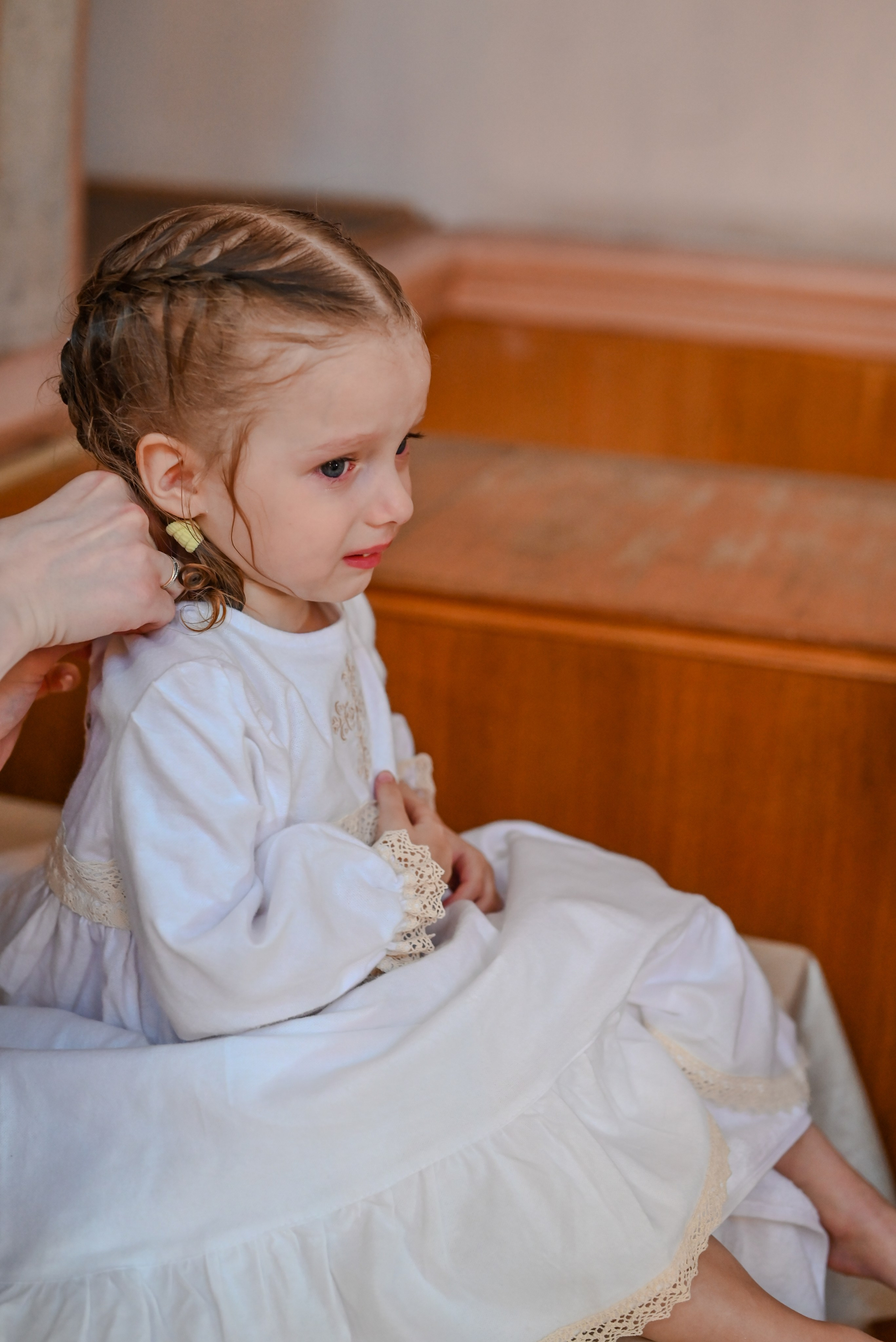 Крещение мама Анна. Семейный и детский фотограф Москва