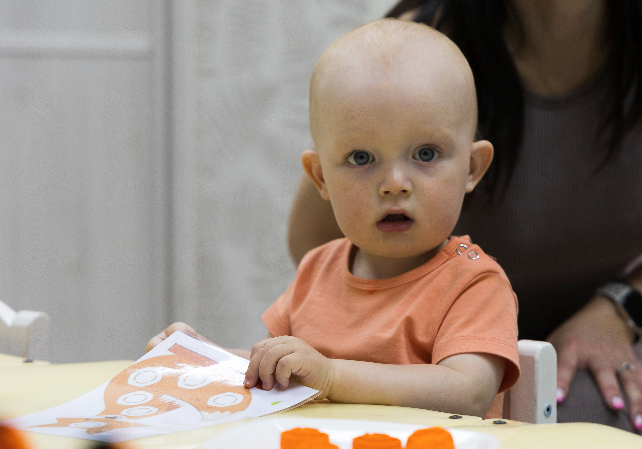 — Оранжевое занятие в Детском клубе «Буквашка» в Жуковском