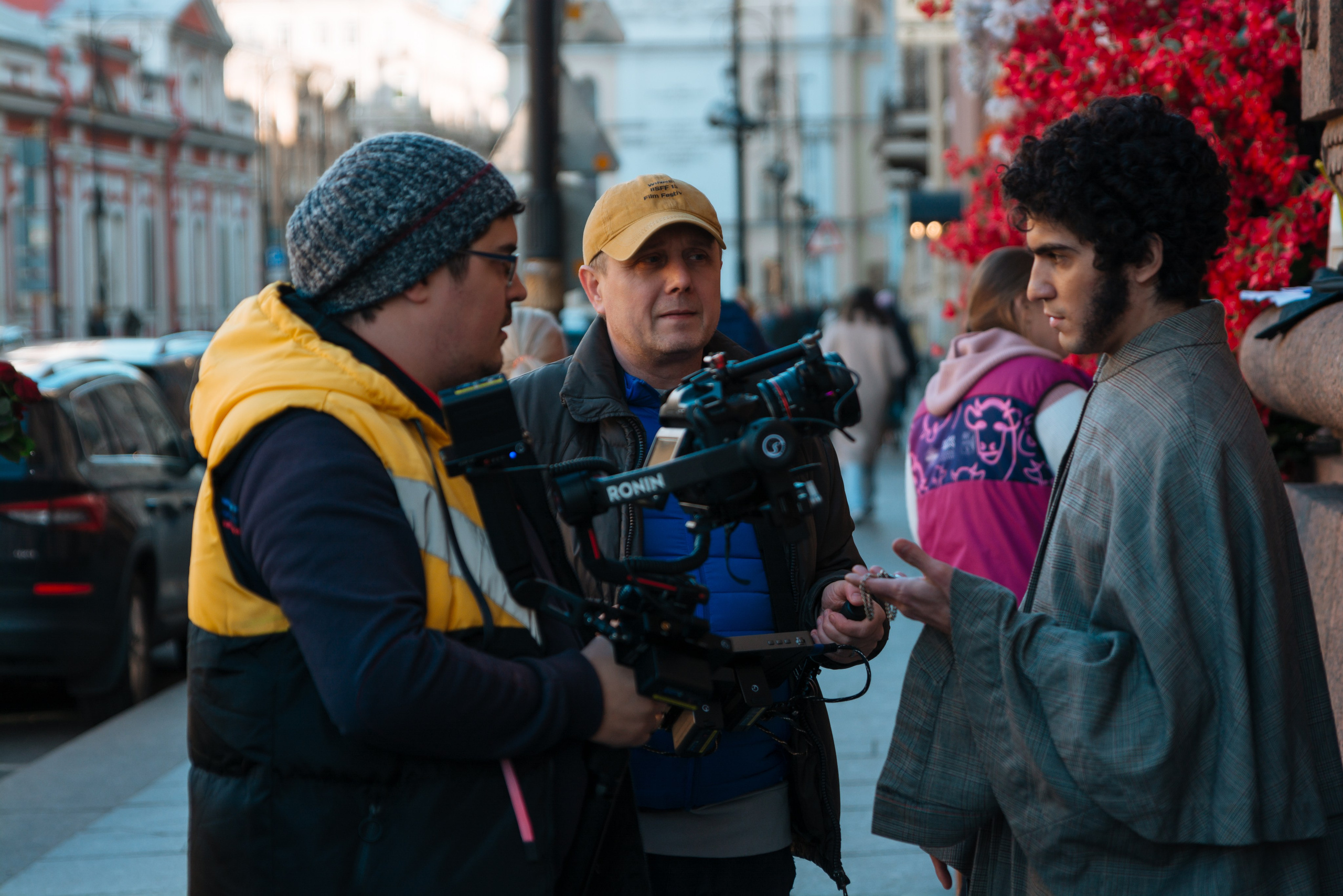 Пушкин в отеле «Оболенский». Съёмка ролика для конкурса. Портретный фотограф в Санкт-Петербурге Дмитриева Наталия