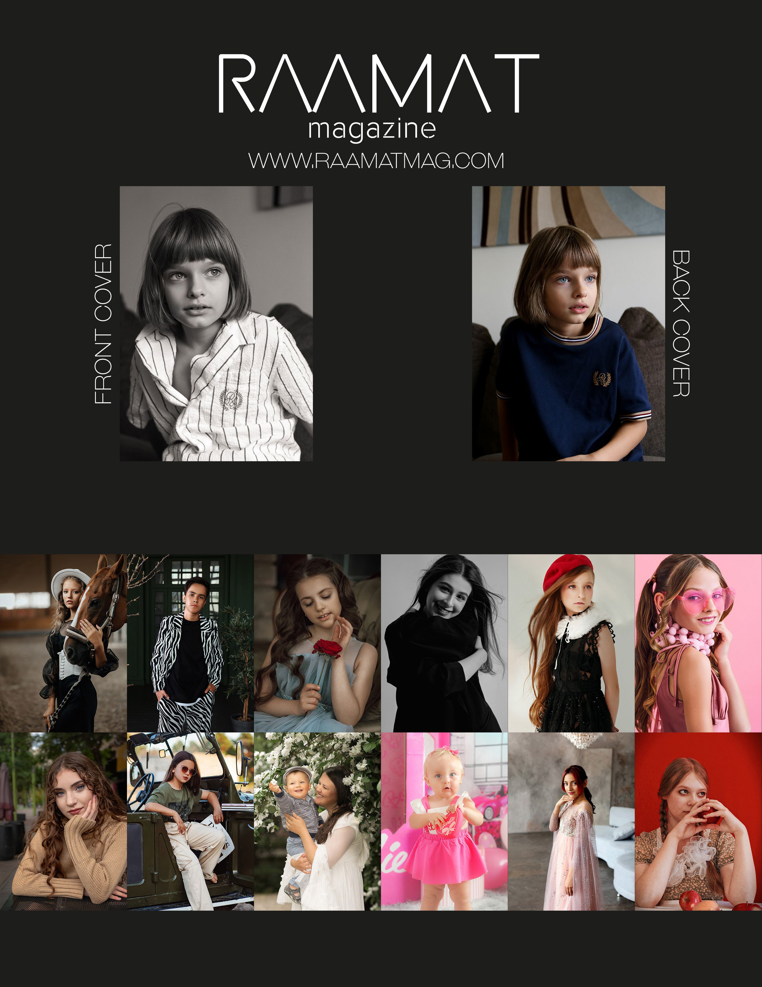 Журнал RAAMAT TEEN&KIDS (Франция, Париж). Семейный и свадебный фотограф в Москве и Домодедово Анна Авилочкина