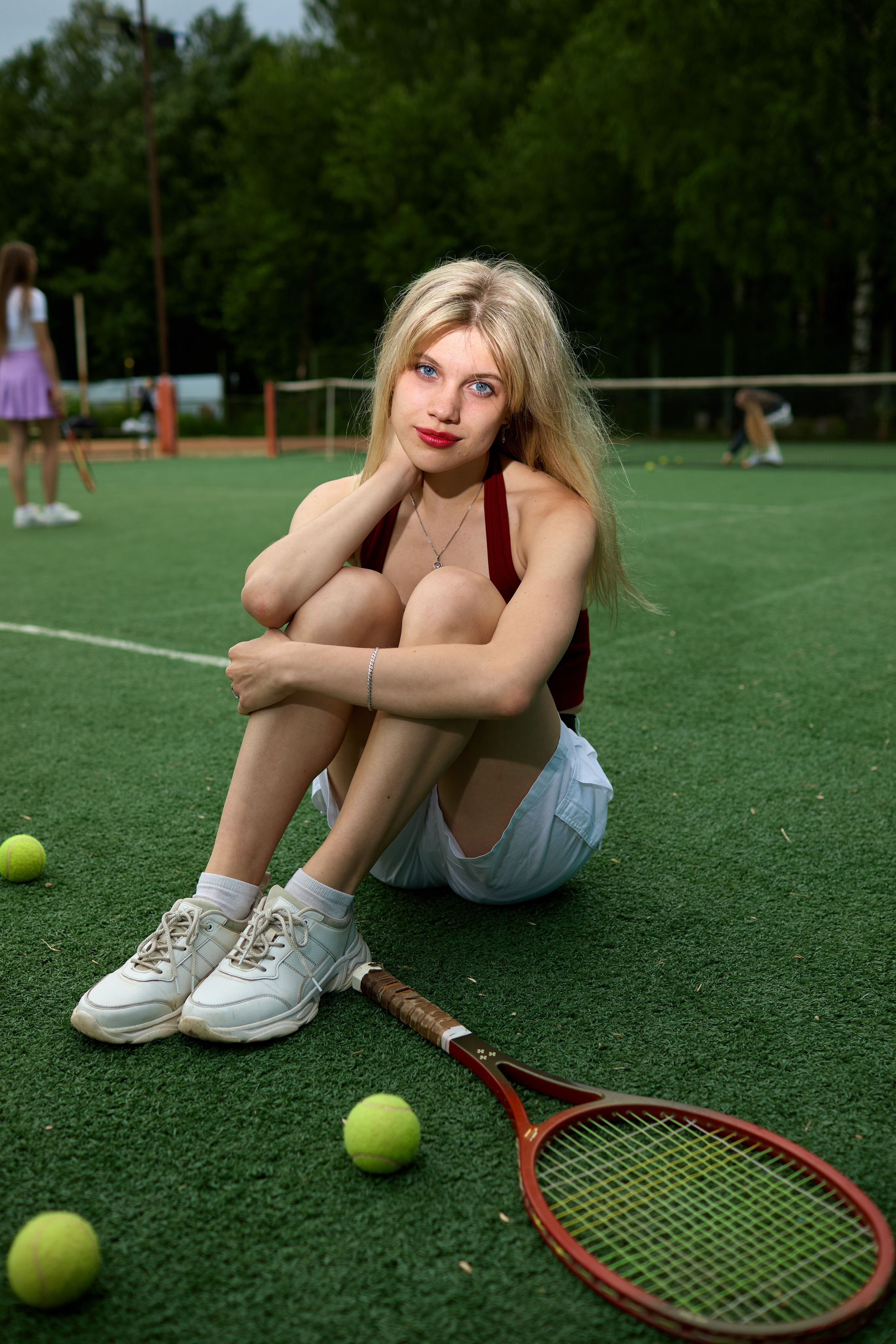 Фотосессия на теннисном корте Парка Победы. Фотограф Илья Прохоров в Кирове