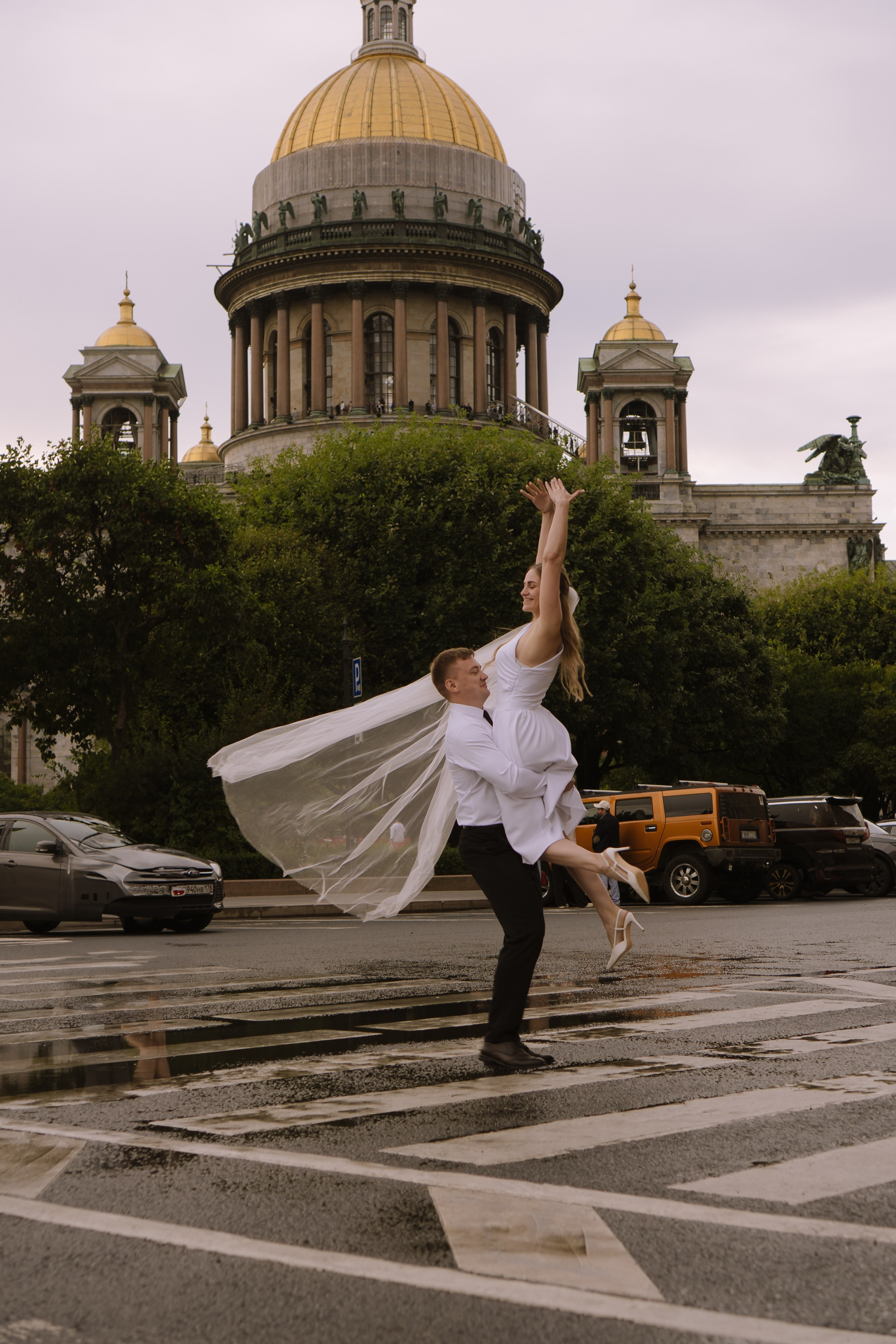 СВАДЕБНАЯ СЬЕМКА С ИСАКИЕВСКИМ СОБОРОМ, АСТОРИЯ И ЗАКОНОДАТЕЛЬНОЕ СОБРАНИЕ. Профессиональный фотограф, Санкт-Петербург — Виктория Богомолова