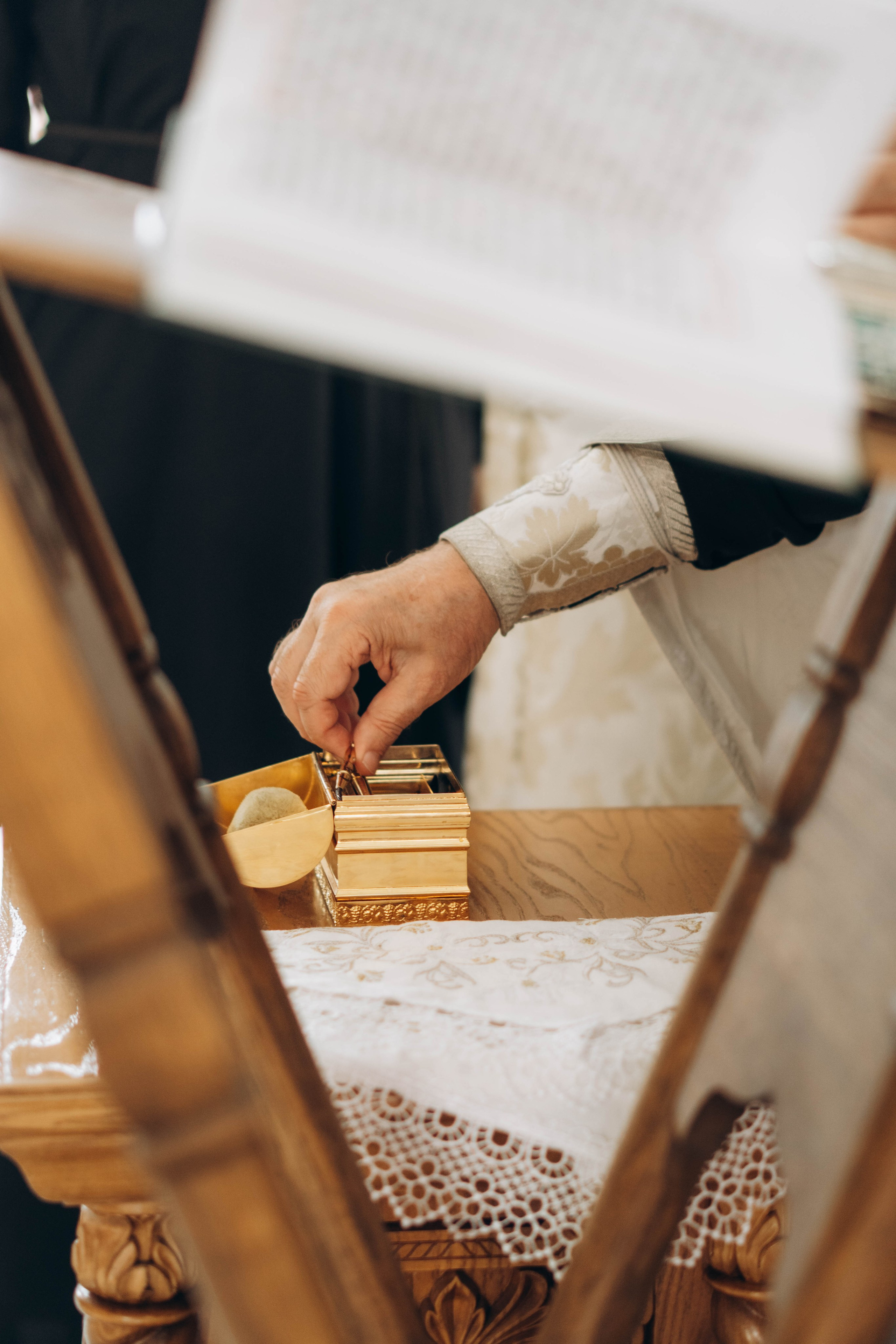 Крещение Миропии Лихов переулок ПСТГУ. Фотограф Москва Валерия Веденина