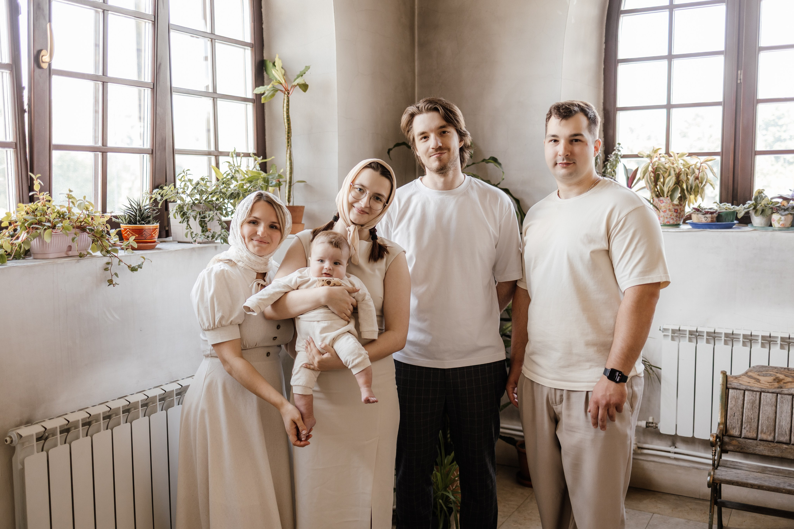Таинство Крещения Саши. Фотограф новорождённых Newborn Москва