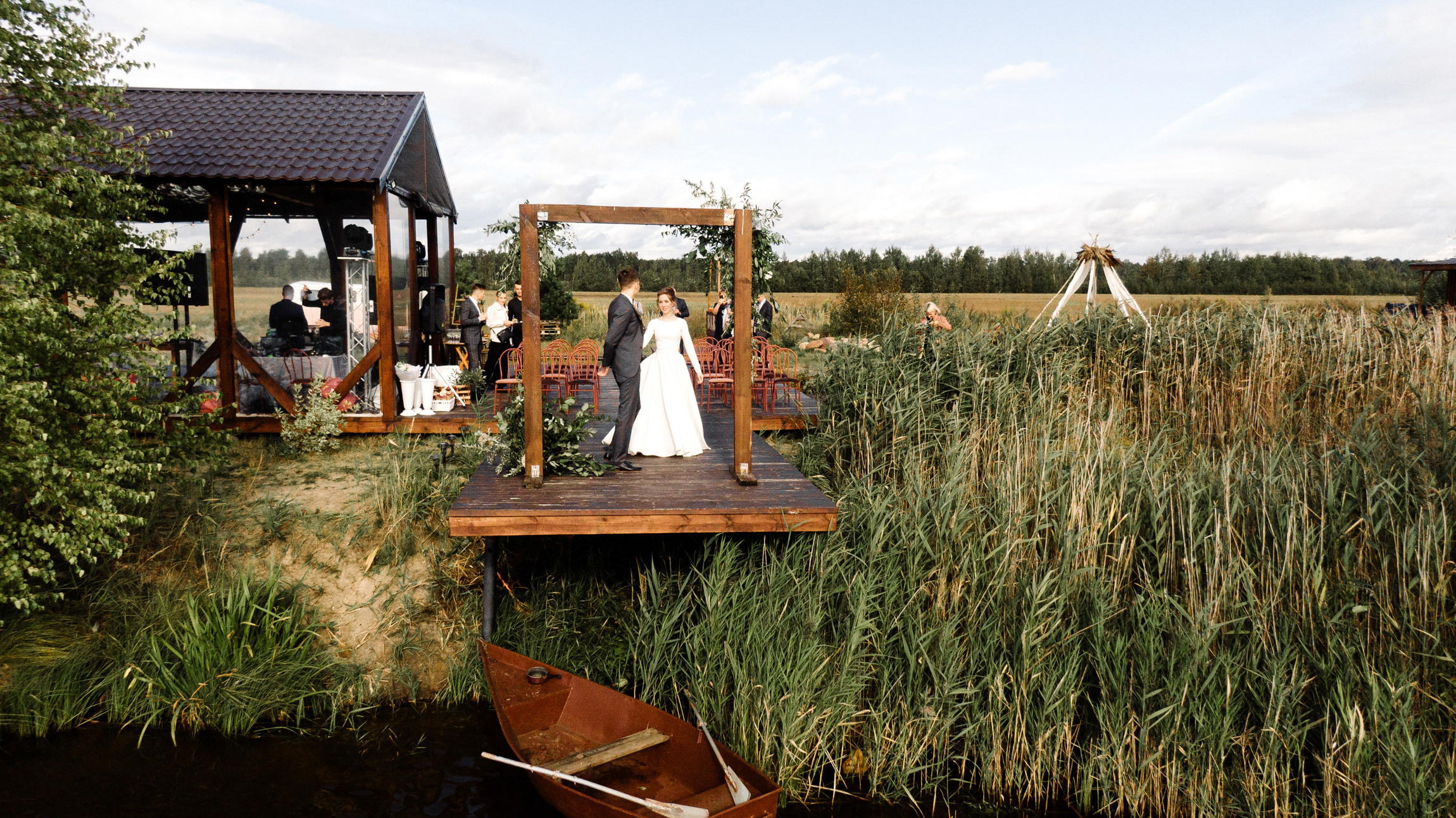 Единение с природой. Свадебный день Кати и Саши