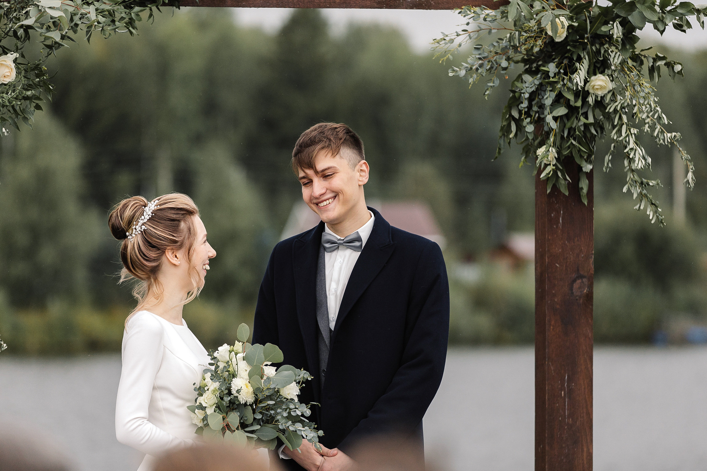 Единение с природой. Свадебный день Кати и Саши