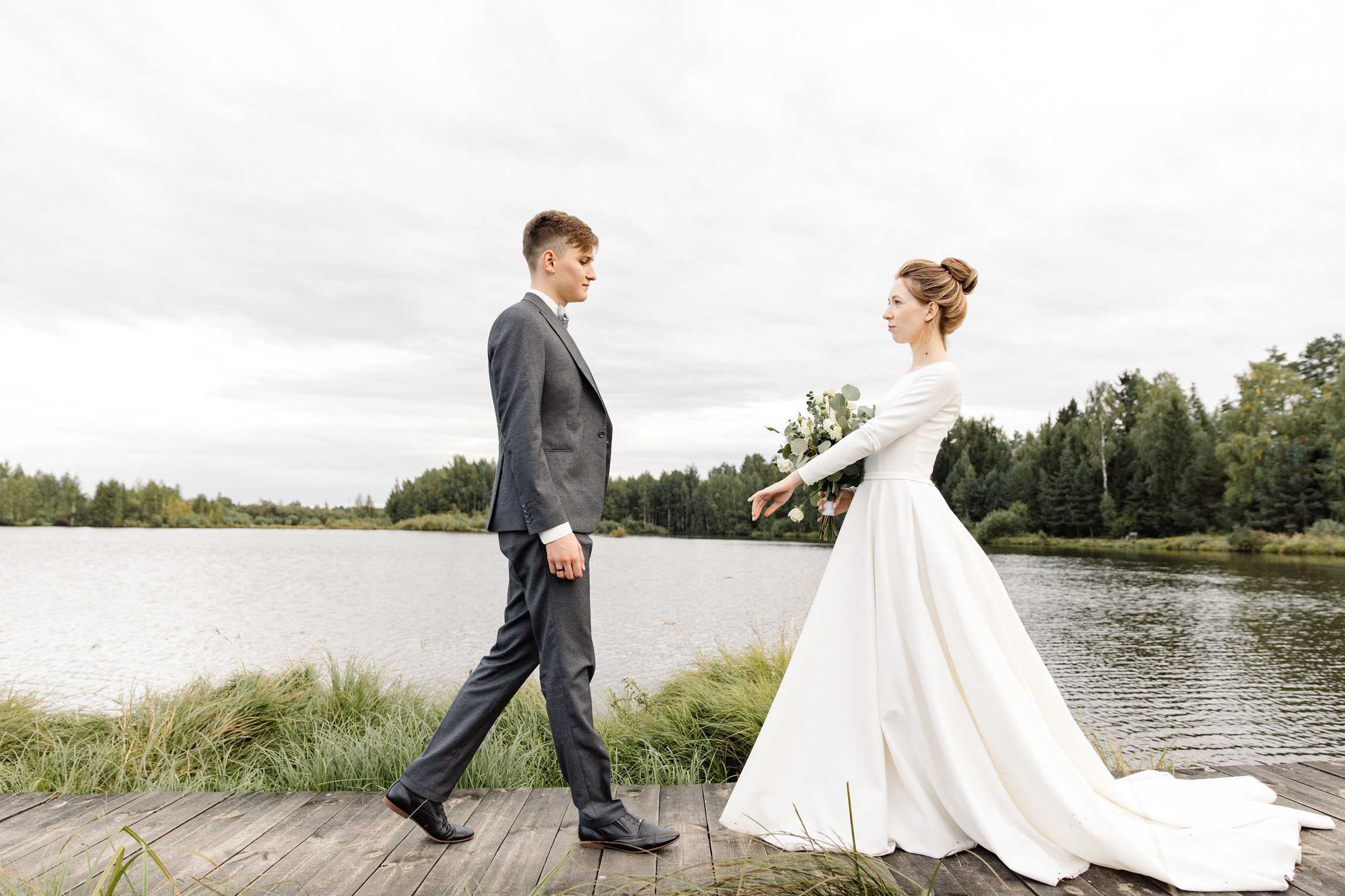 Единение с природой. Свадебный день Кати и Саши