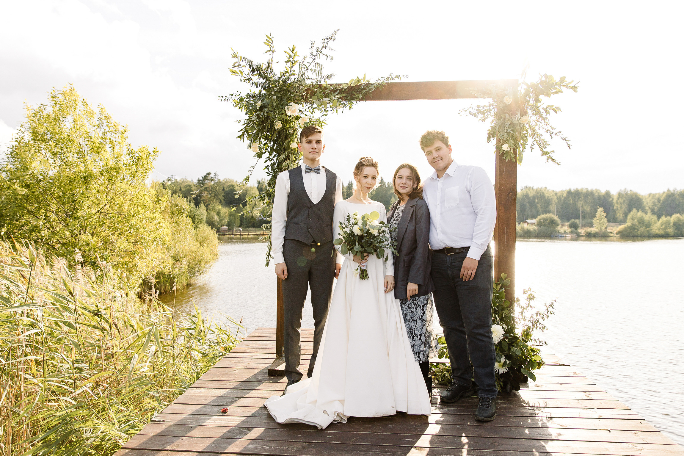 Единение с природой. Свадебный день Кати и Саши