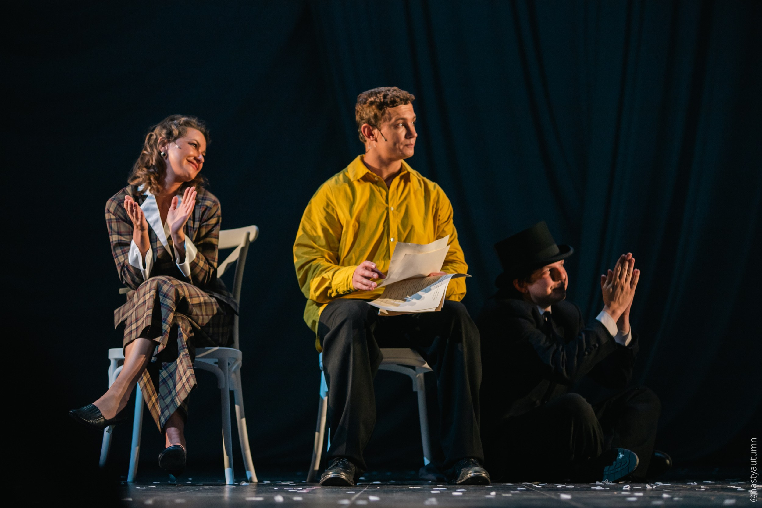 Генеральный прогон «Маяковский. Я сам.». Репортажный и концертный фотограф в Москве Анастасия Осень