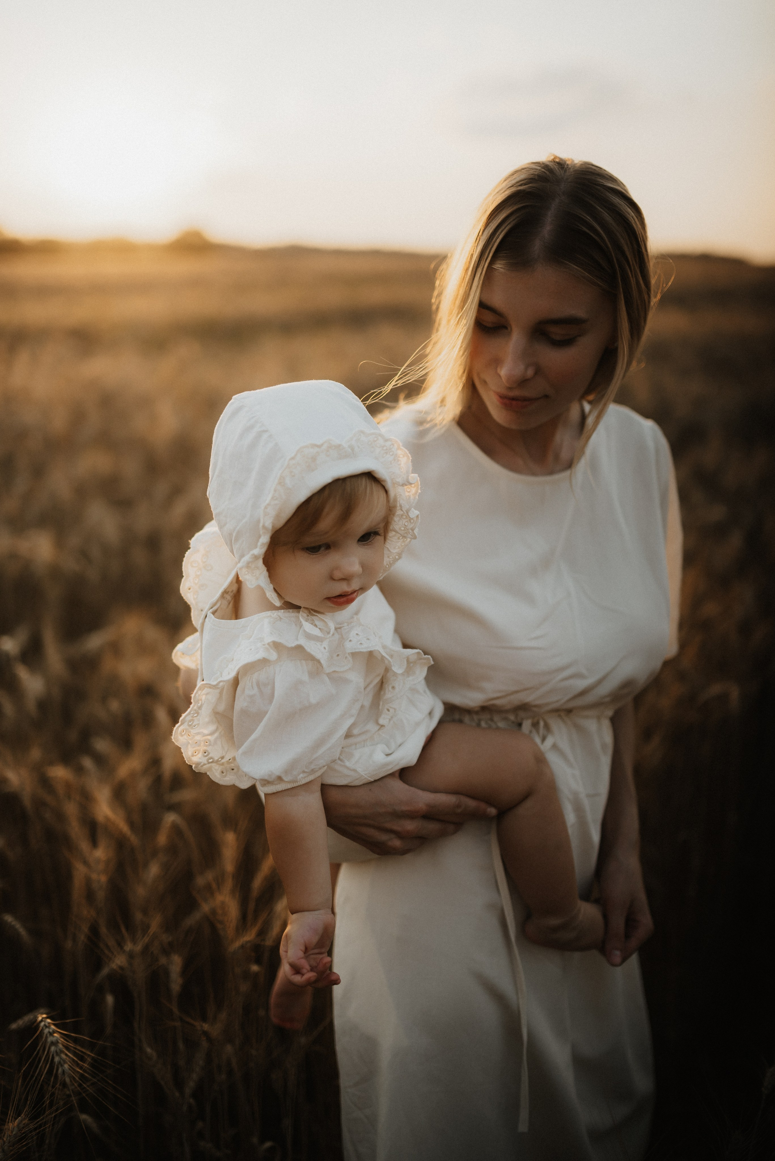 Красивая закатная история мамы и дочки. Фотограф Алексин, Тула