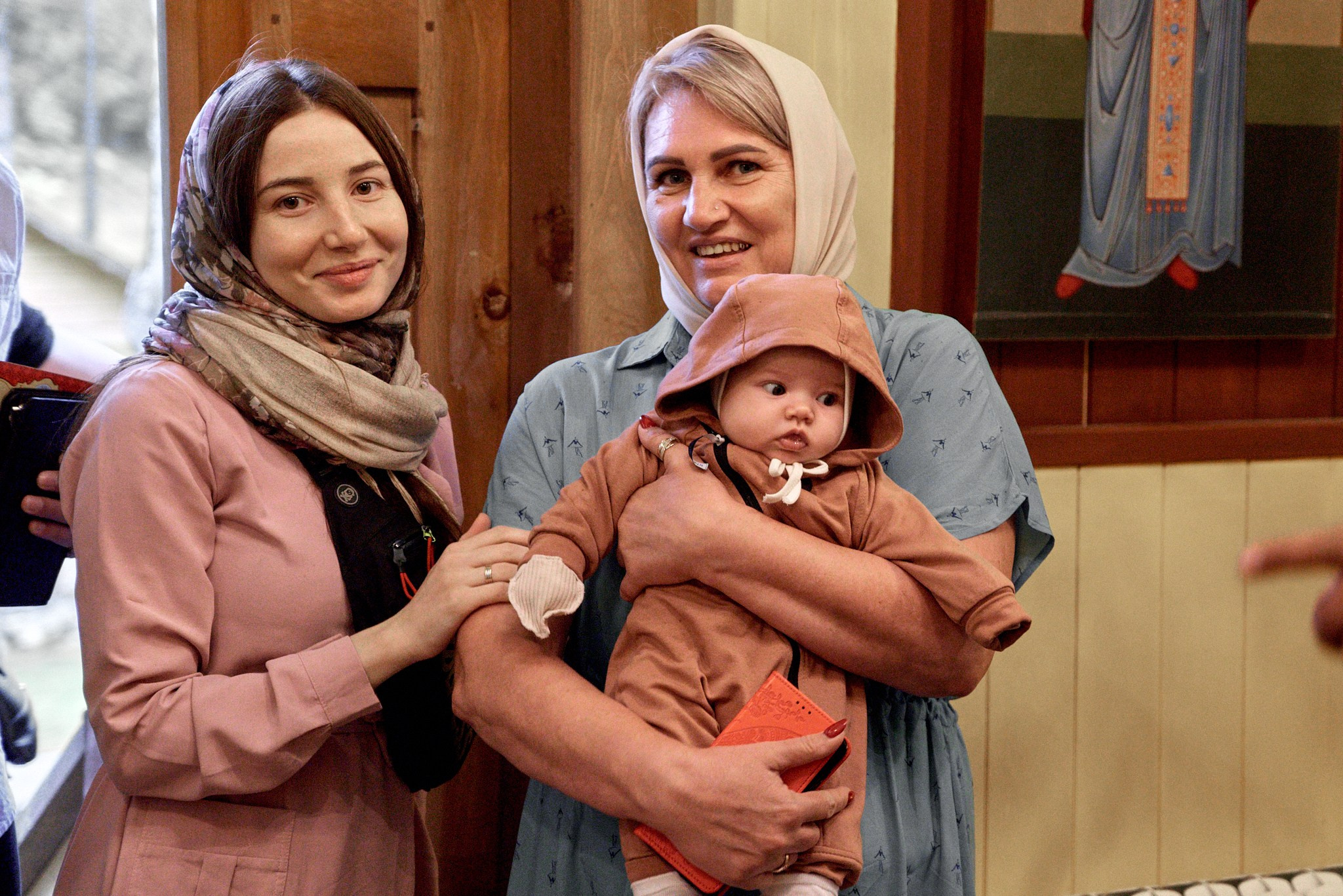 Фотосессия крещение Варвары