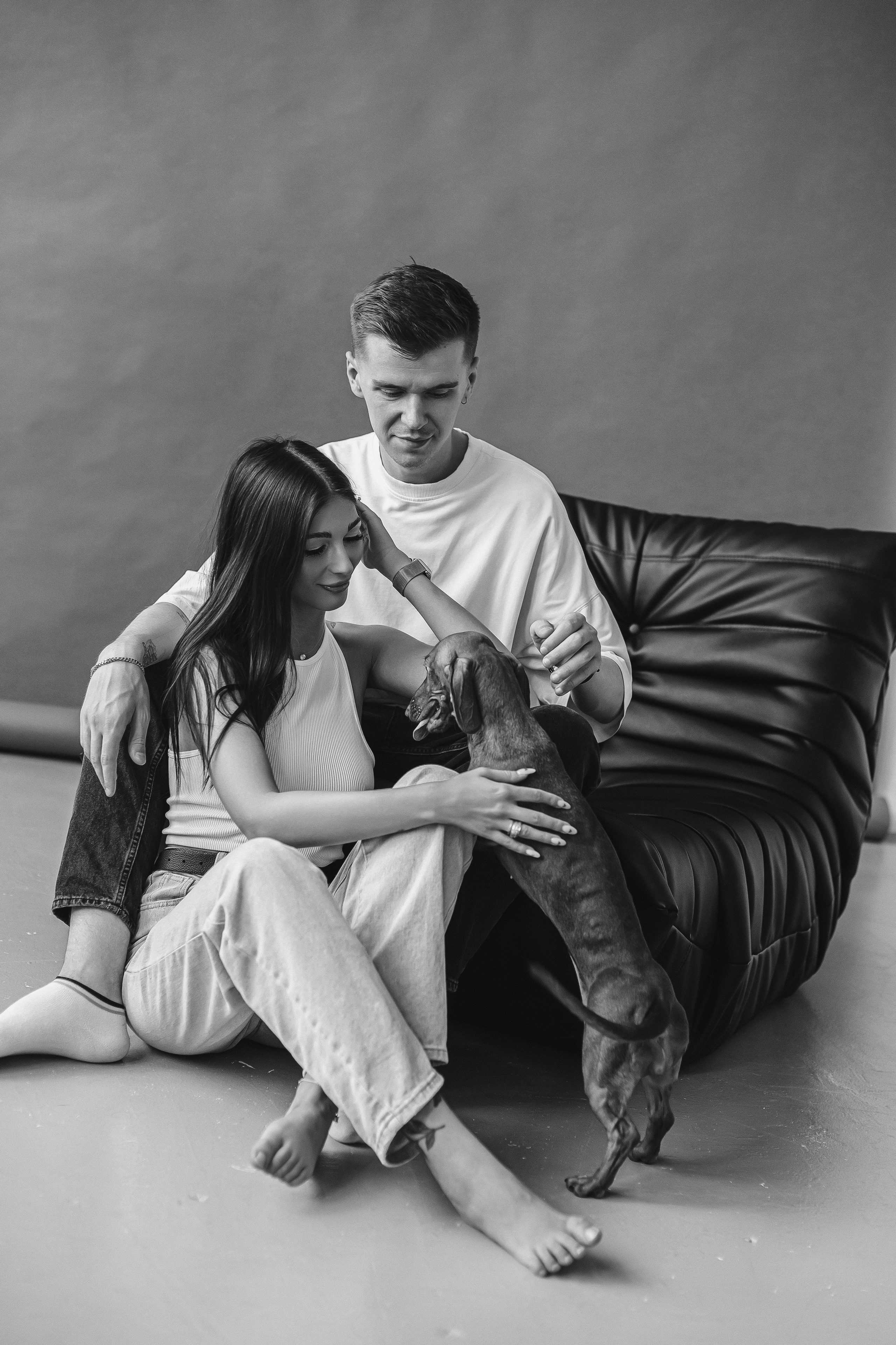 Анна и Валентин + Чапа. Портретный и семейный фотограф в Минске