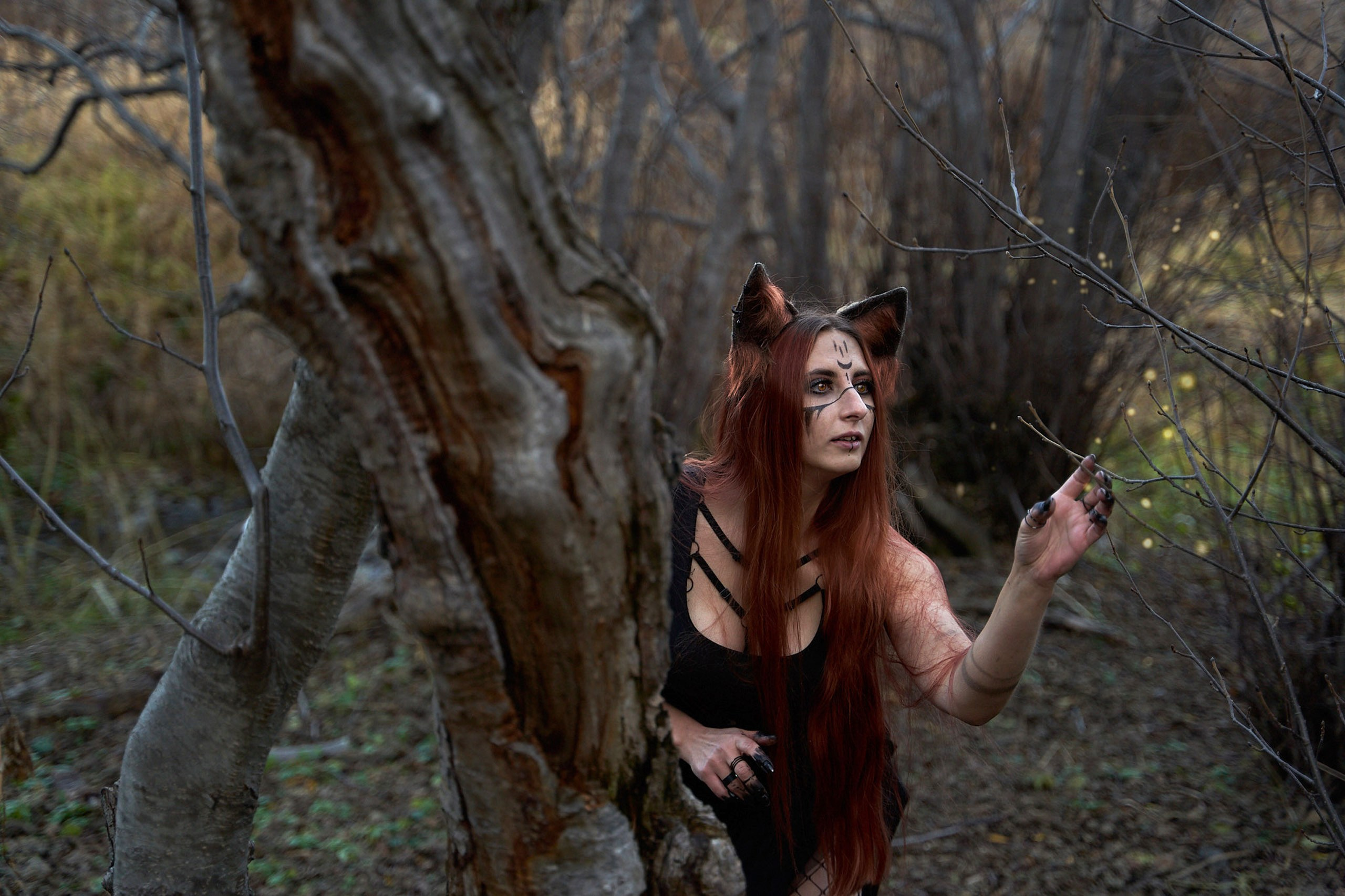 Тематическая фотосессия Татьяны на природе. Студийный фотограф в Петропавловске-Камчатском