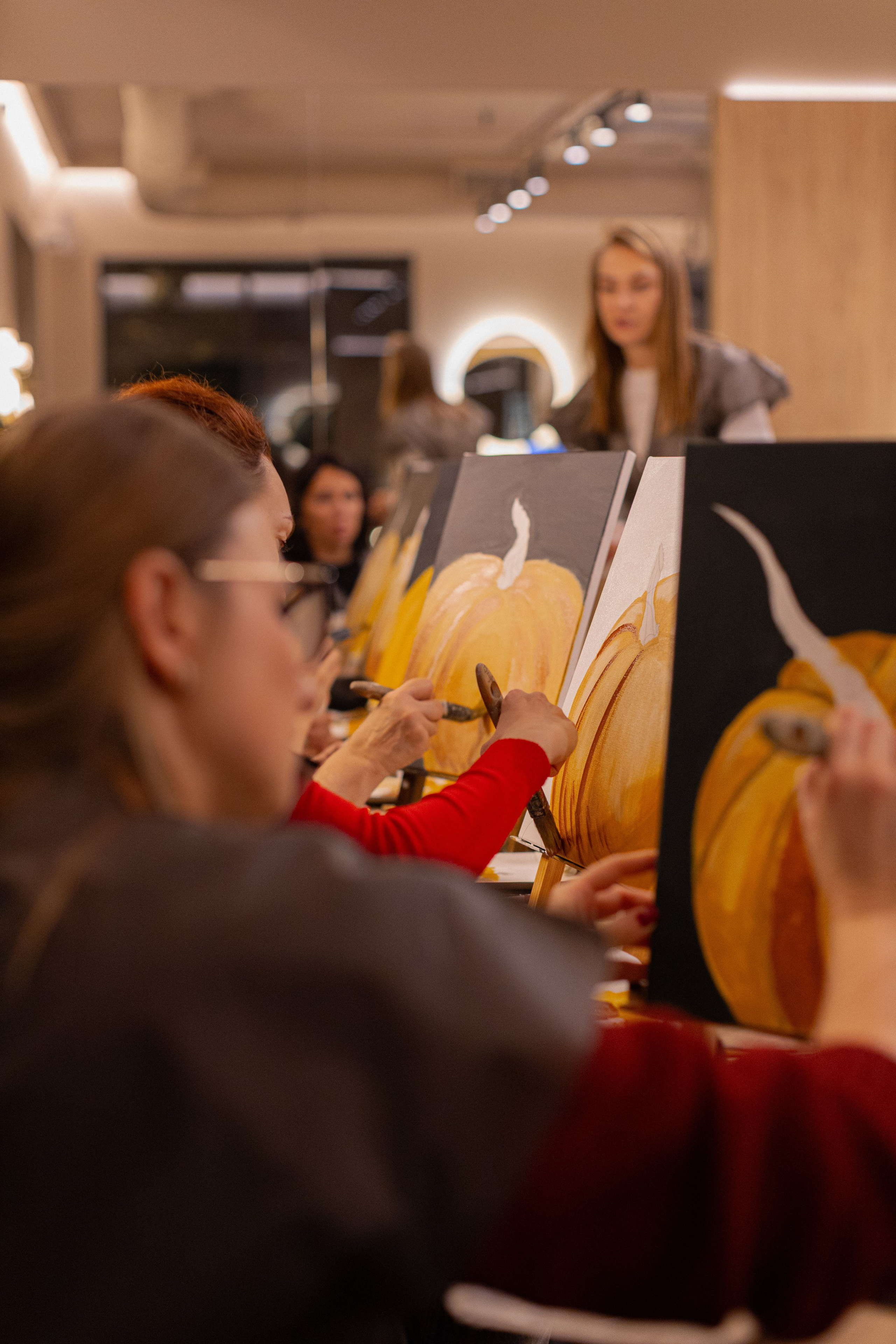 МК Тыква в кафе Здрасте. Анастасия Ракчеева Художник