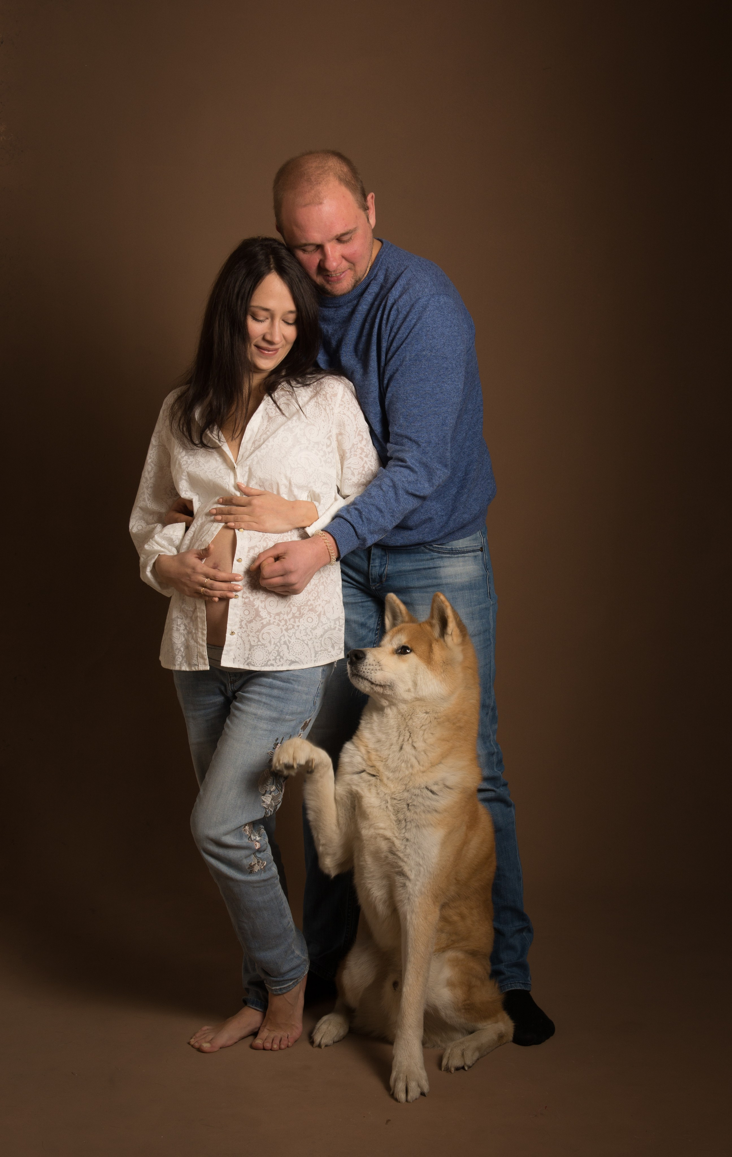 Рубашка женская для семейных кадров. Размер М-L